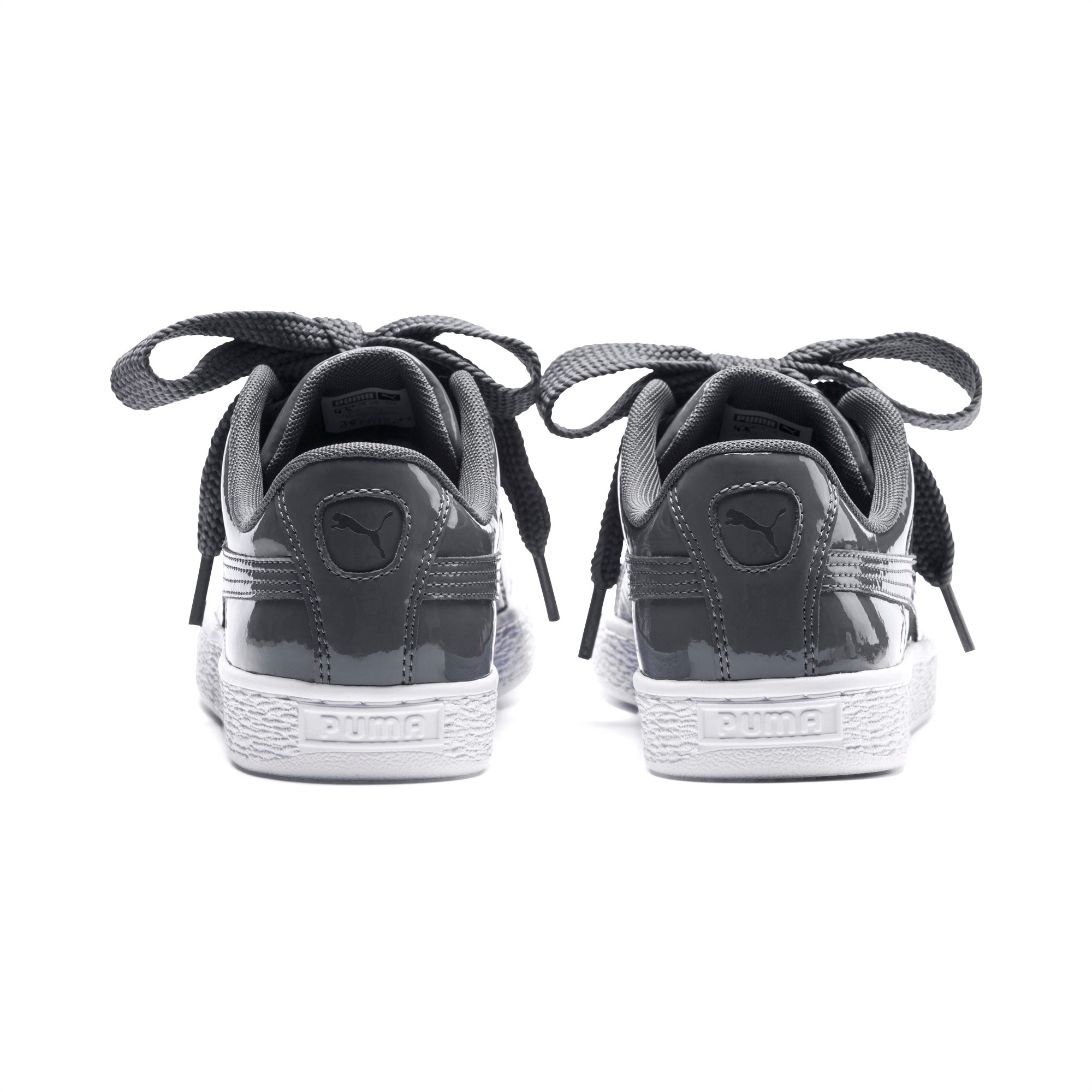 Puma women's basket heart patent cheap