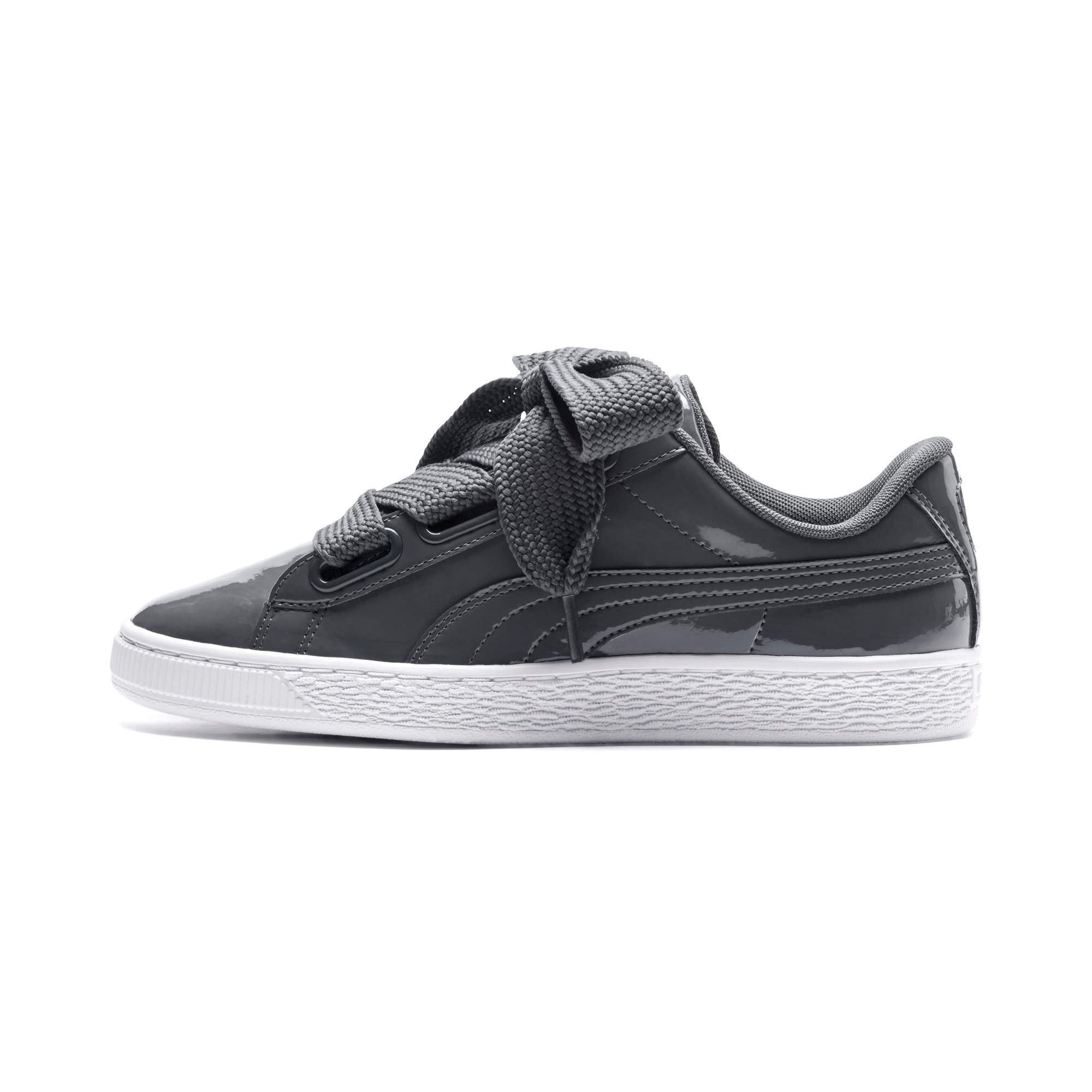 puma basket heart patent trainer