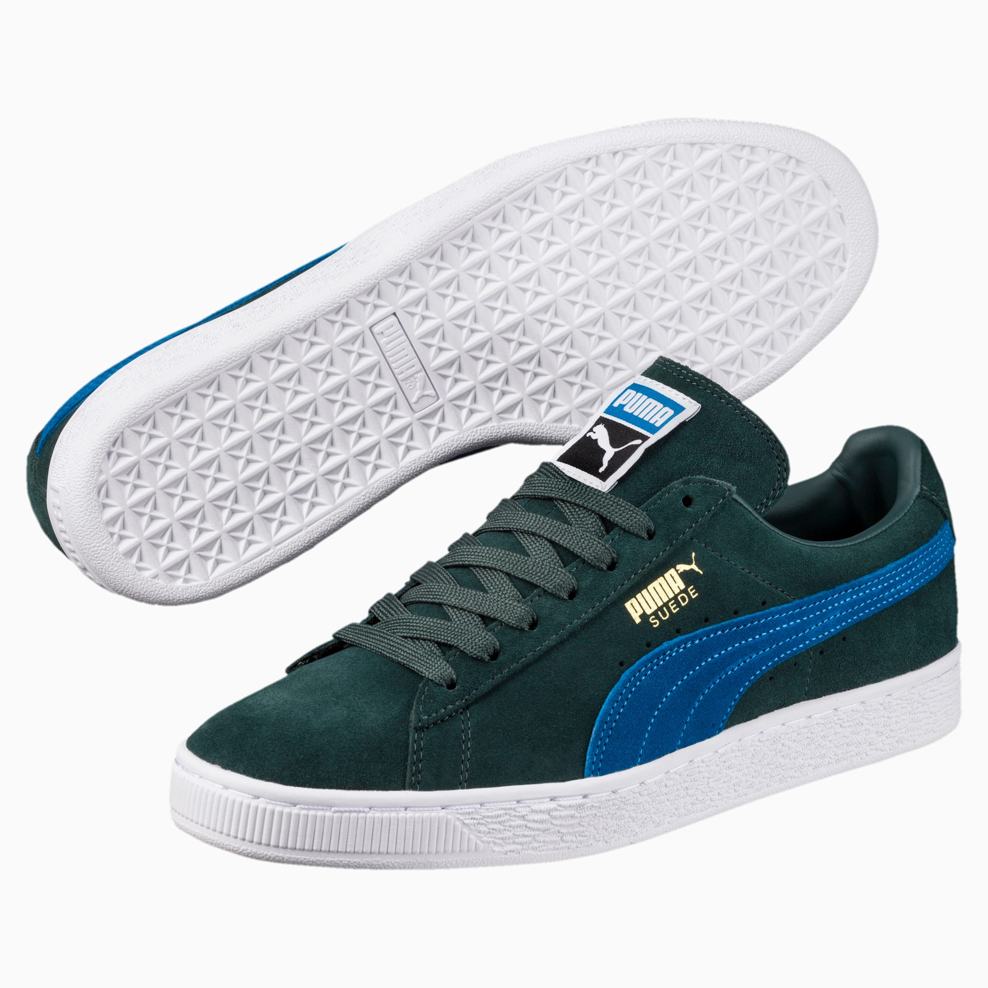 mens puma suede athletic shoe