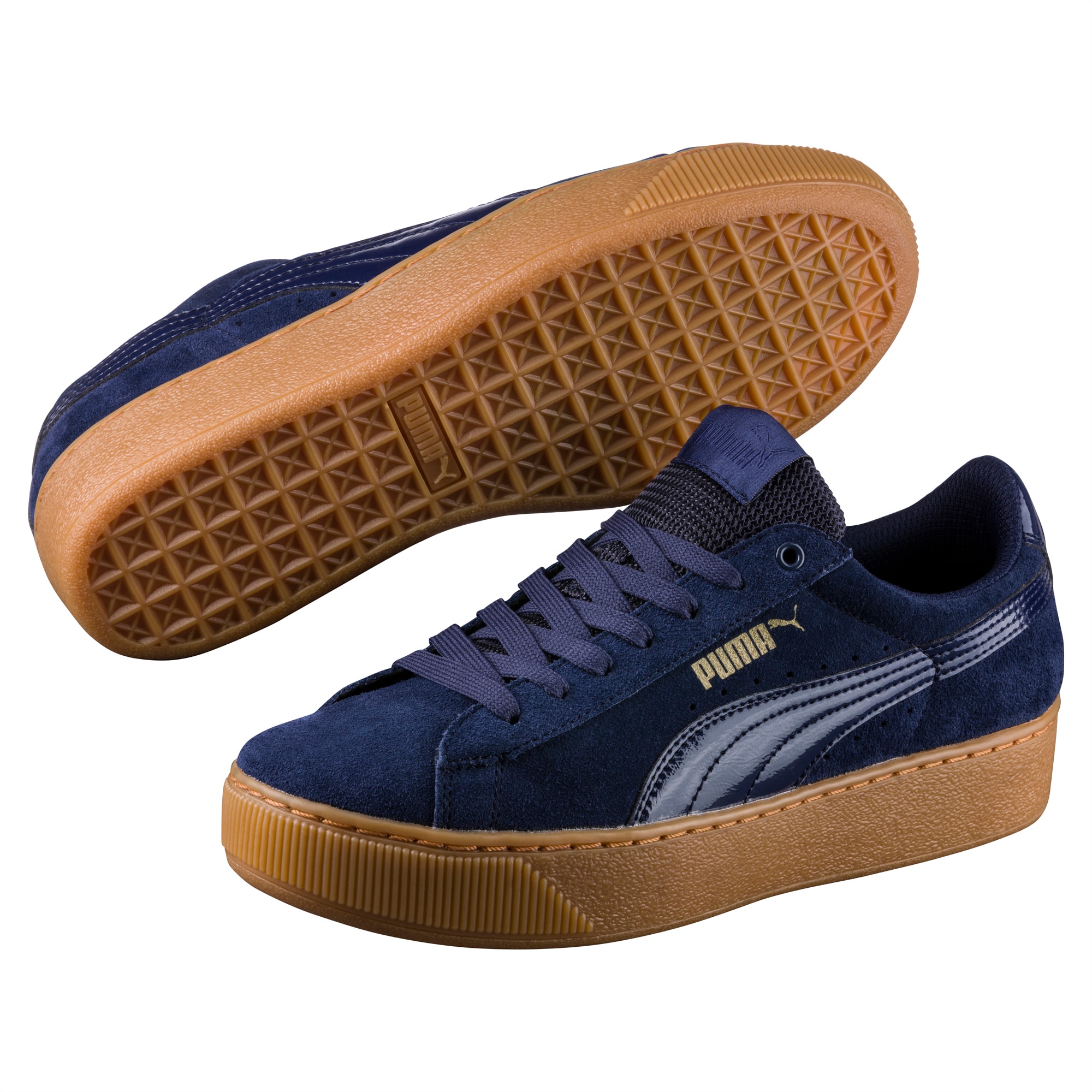 Puma vikky platform peacoat sale