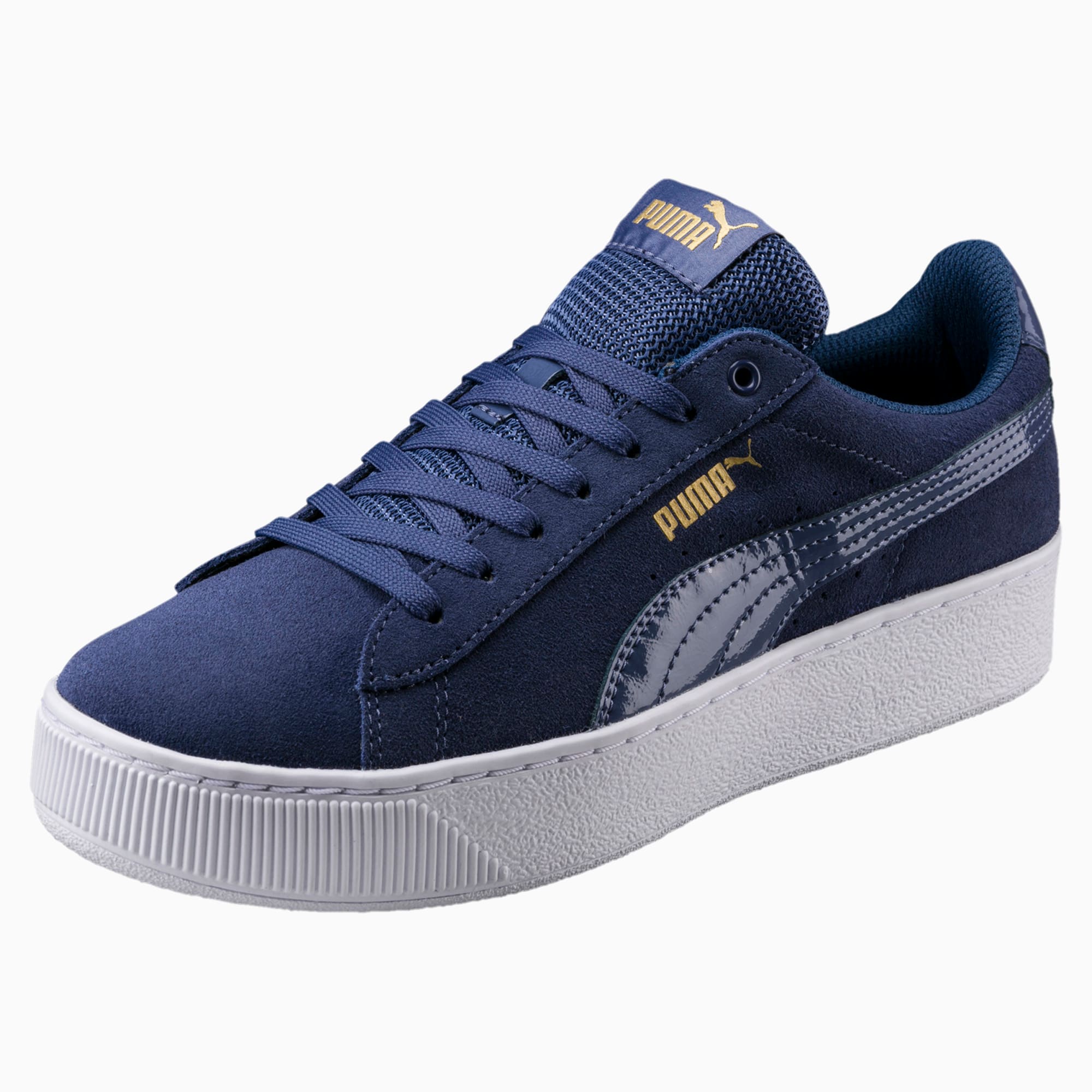 Puma vikky platform blue sales