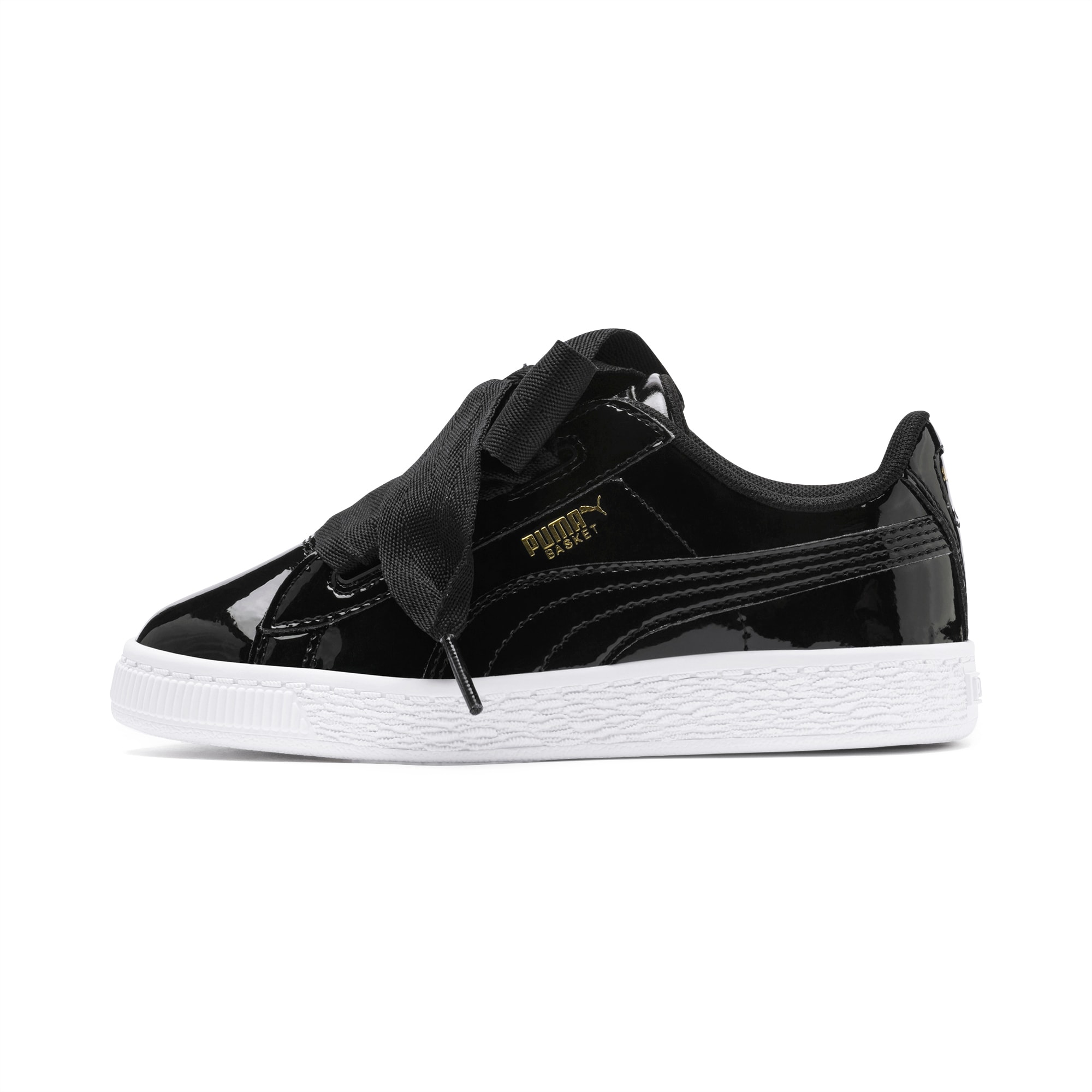 puma basket heart trainers white