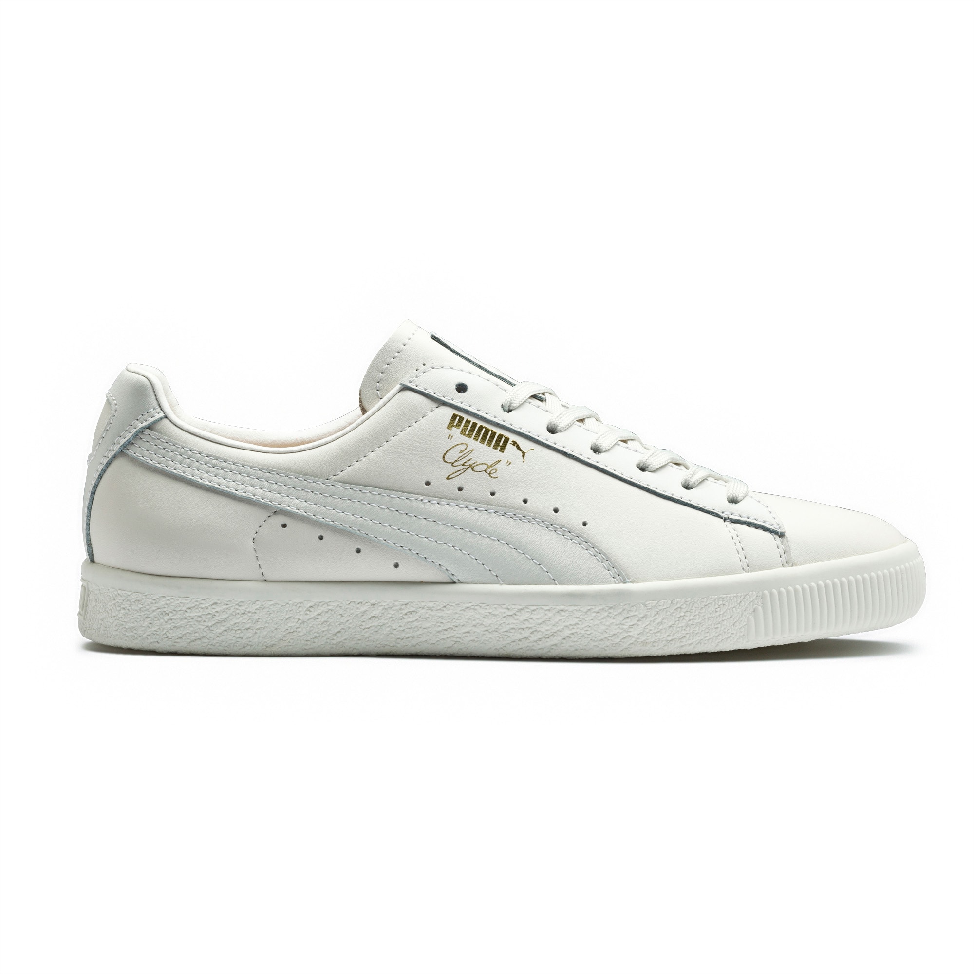 puma clyde natural star white