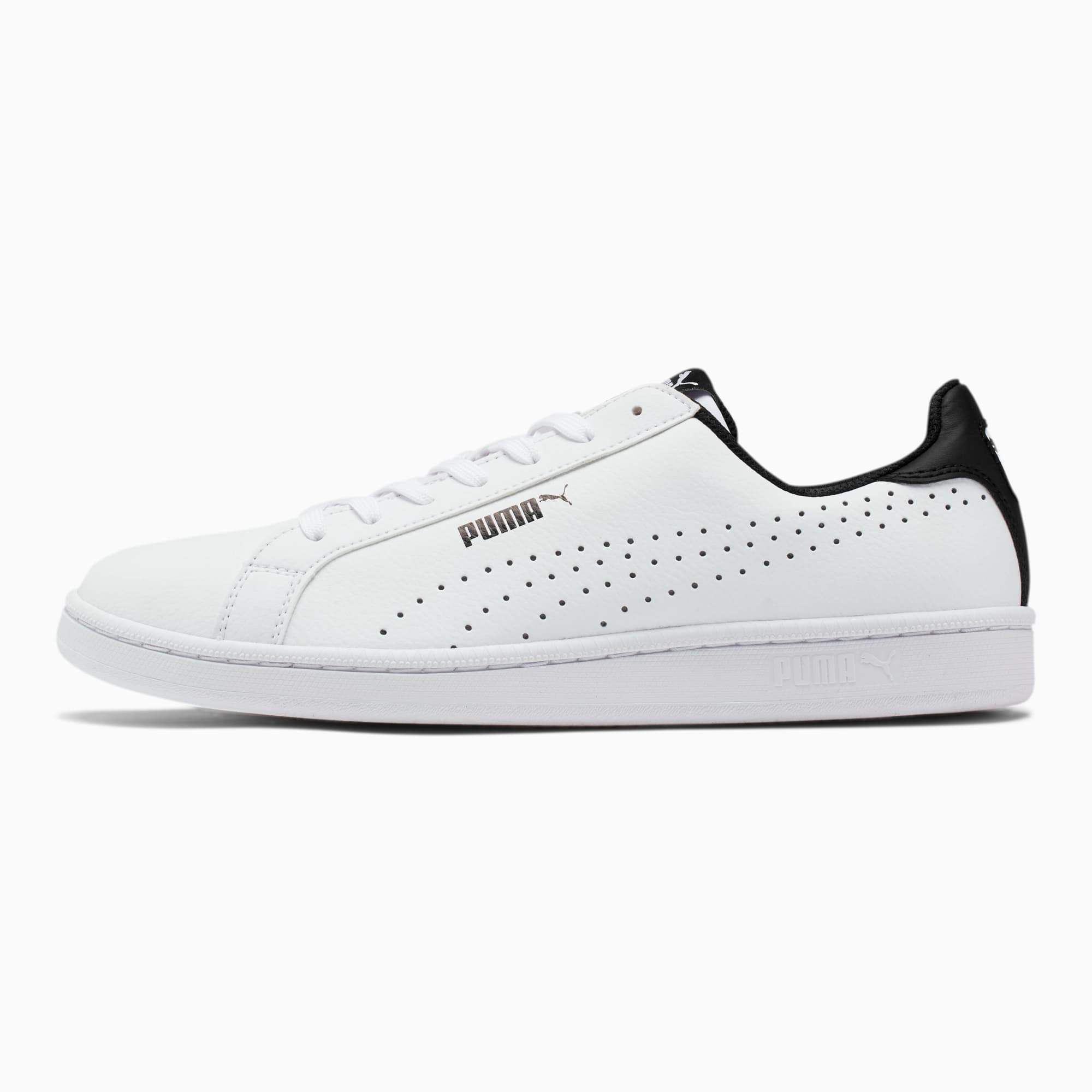 puma smash perforated trainers