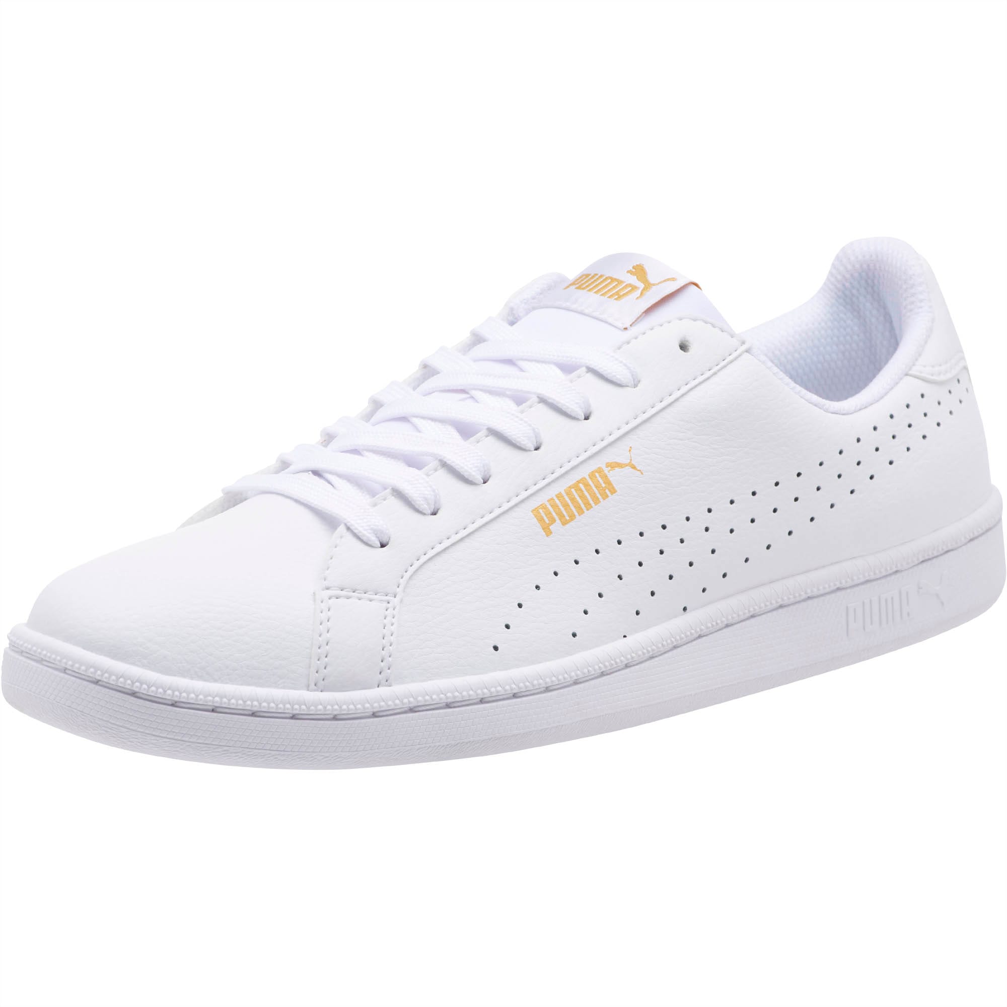 Puma smash perforated trainers