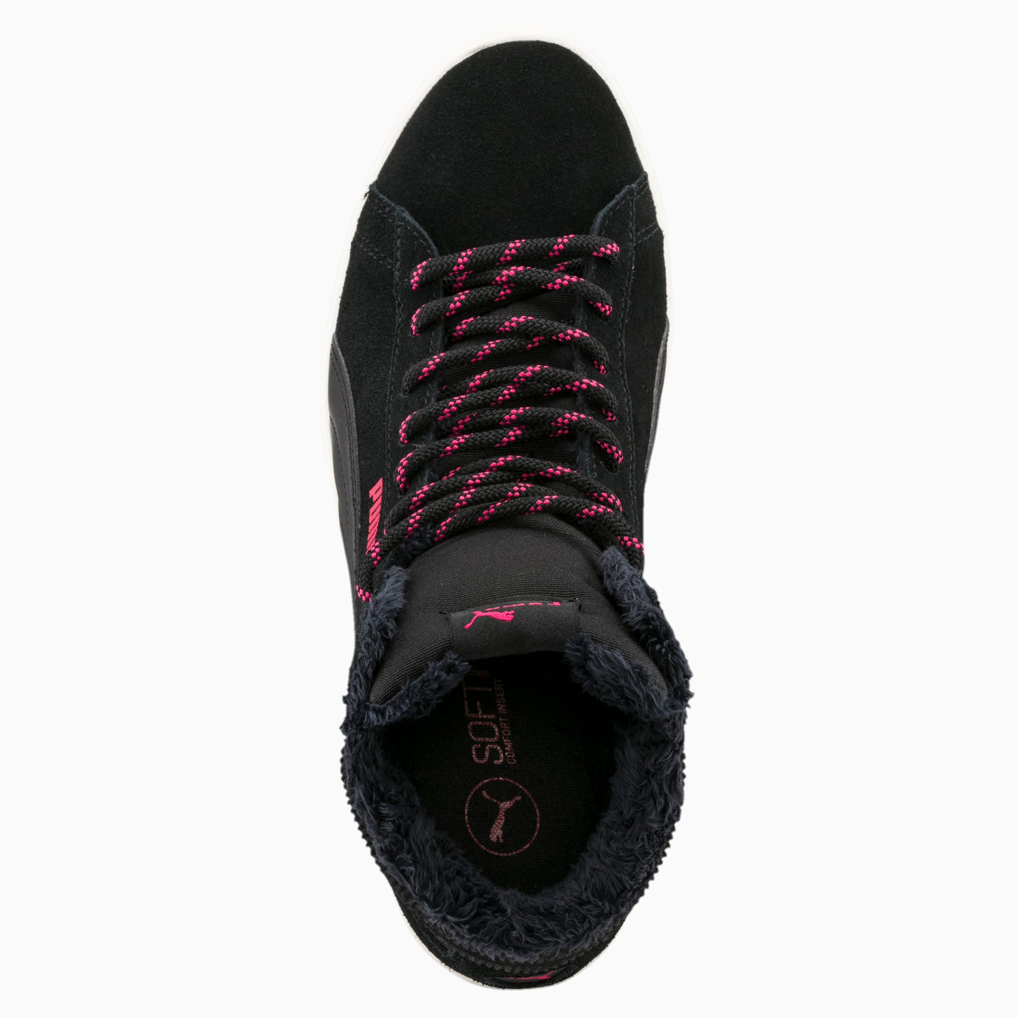 vikky mid fur women's high tops
