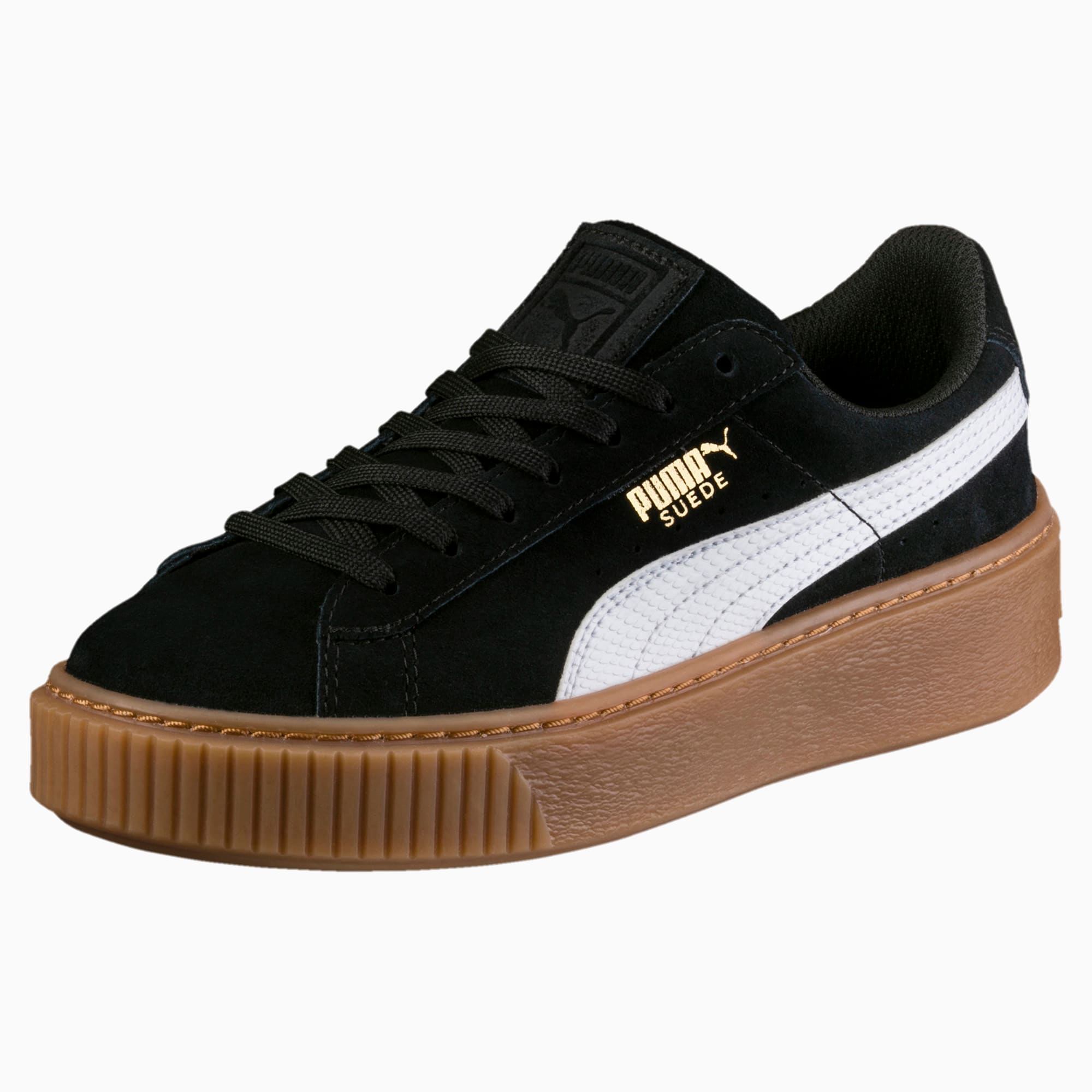 puma clyde suede platform sneakers puma clyde suede platform sneakers