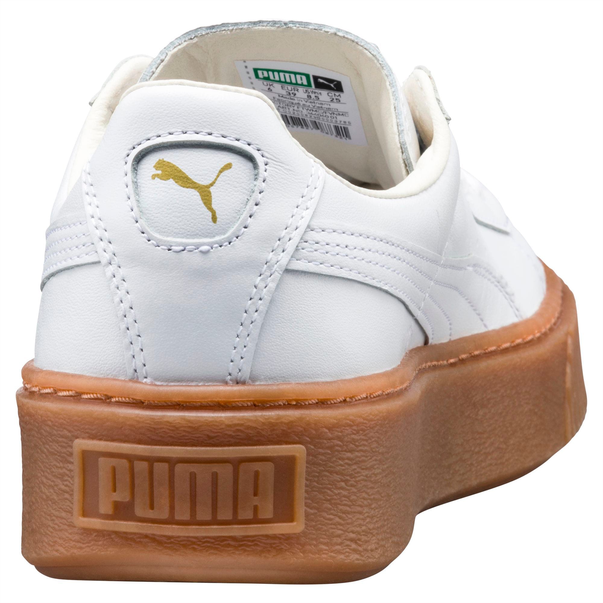 Puma platform basket white on sale