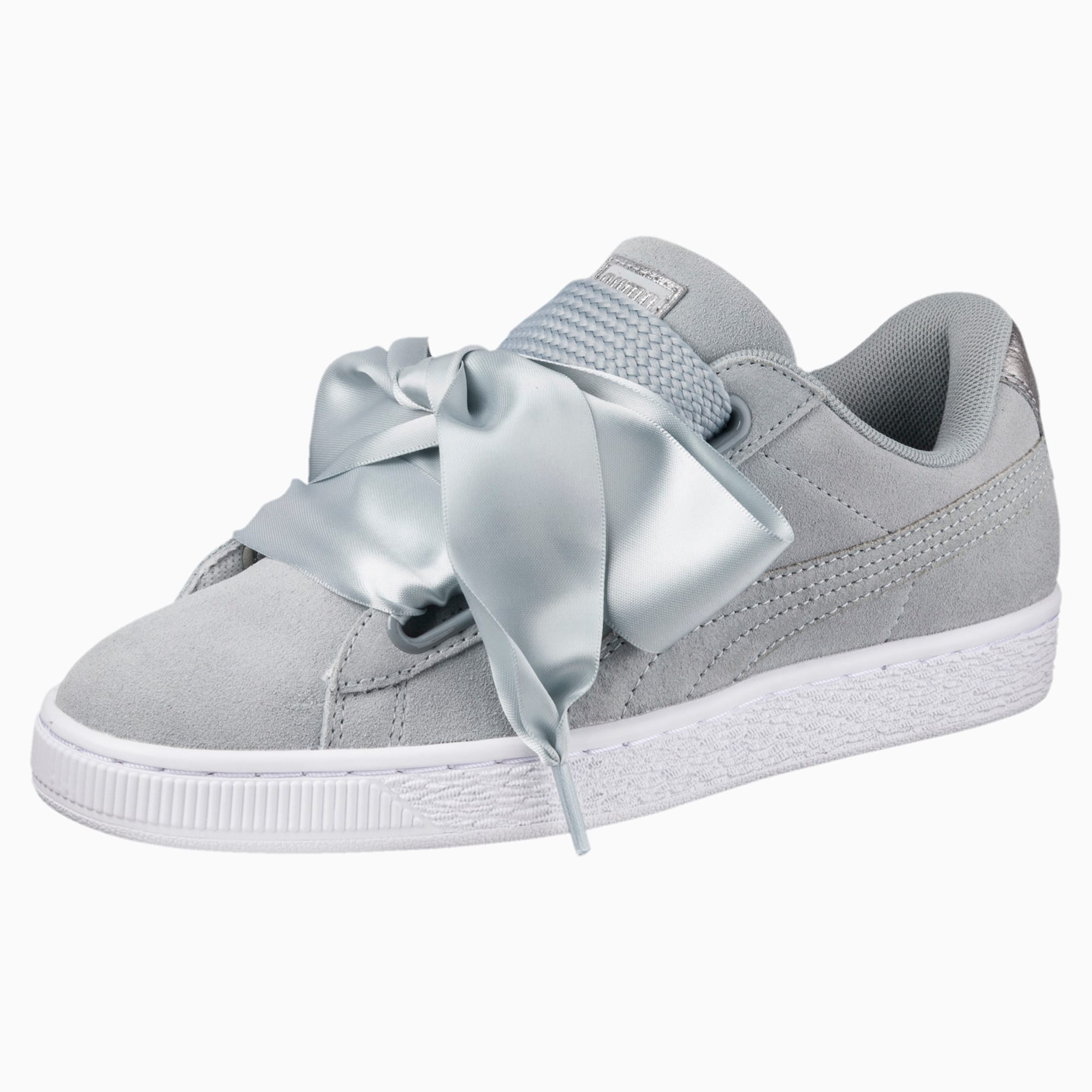 puma basket heart metallic safari