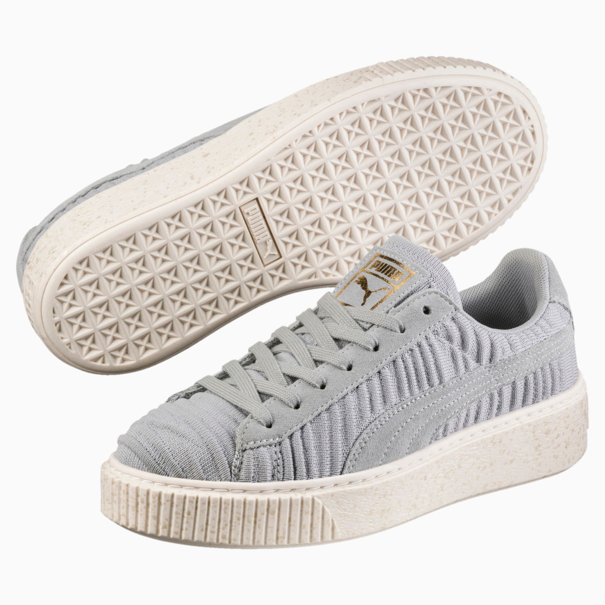 puma womens basket platform