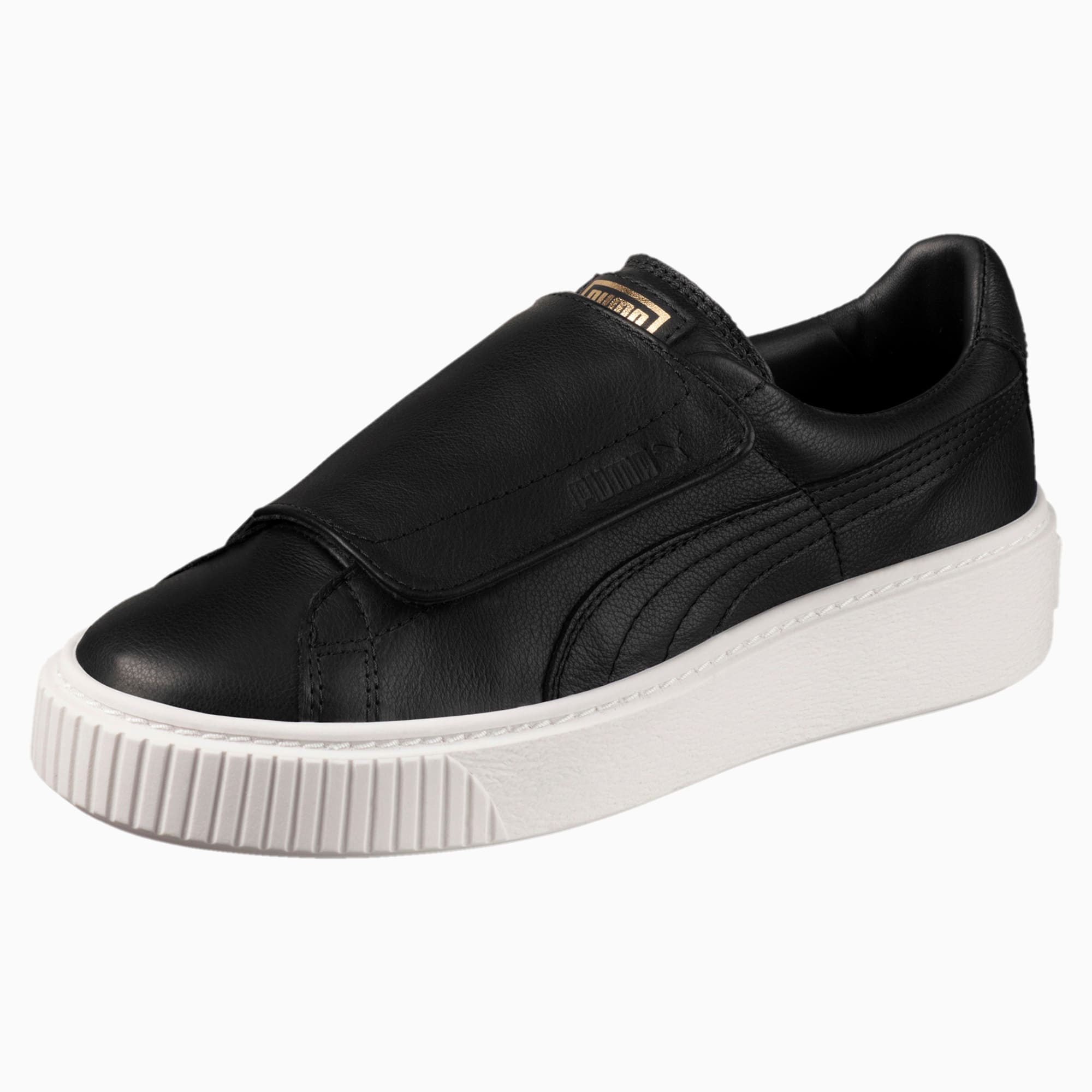 puma basket platform grey