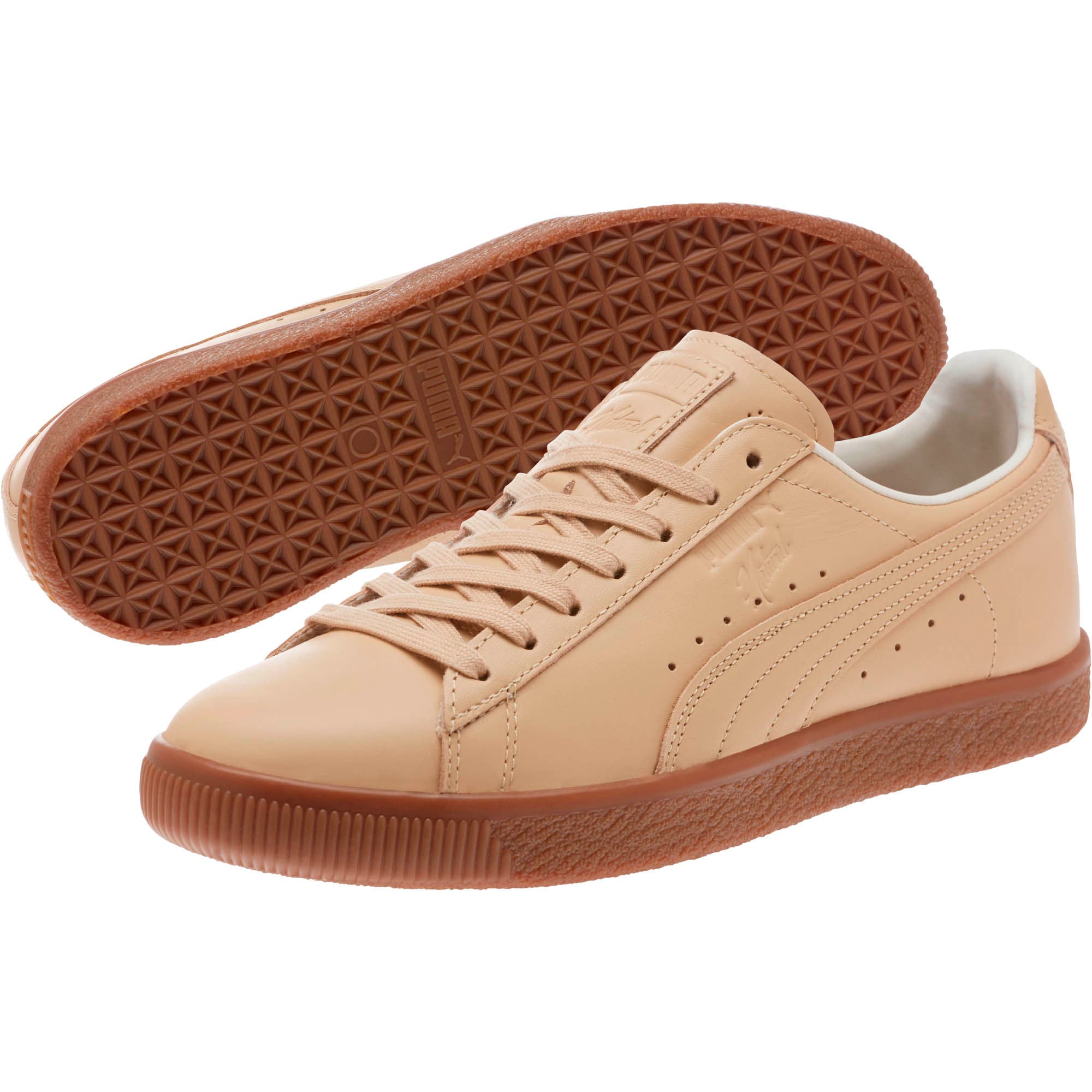 puma clyde tan