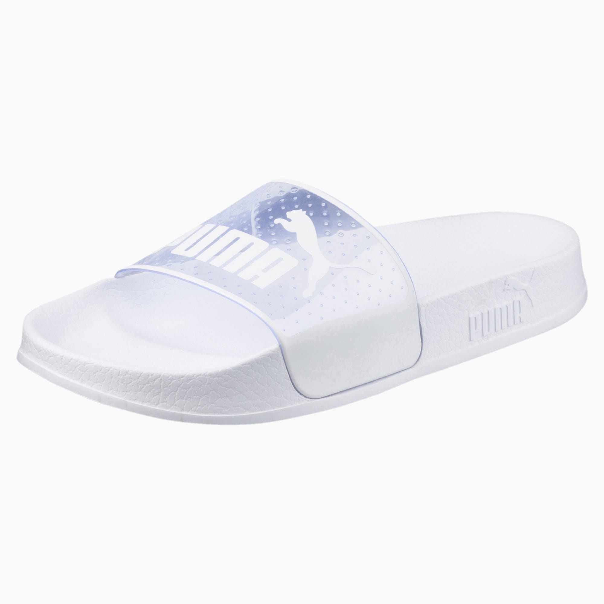 puma clear jelly slides