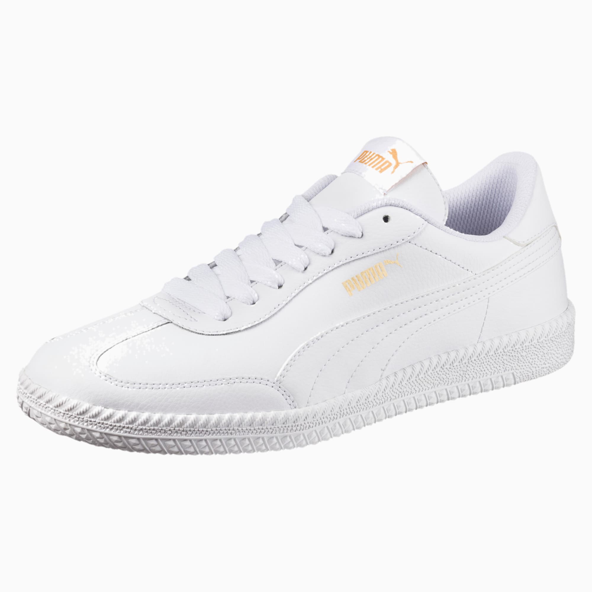 astro cup leather trainers