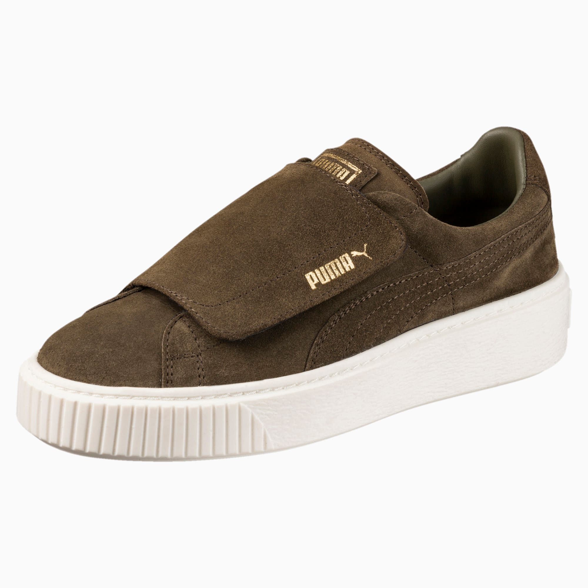 puma women's suede platform