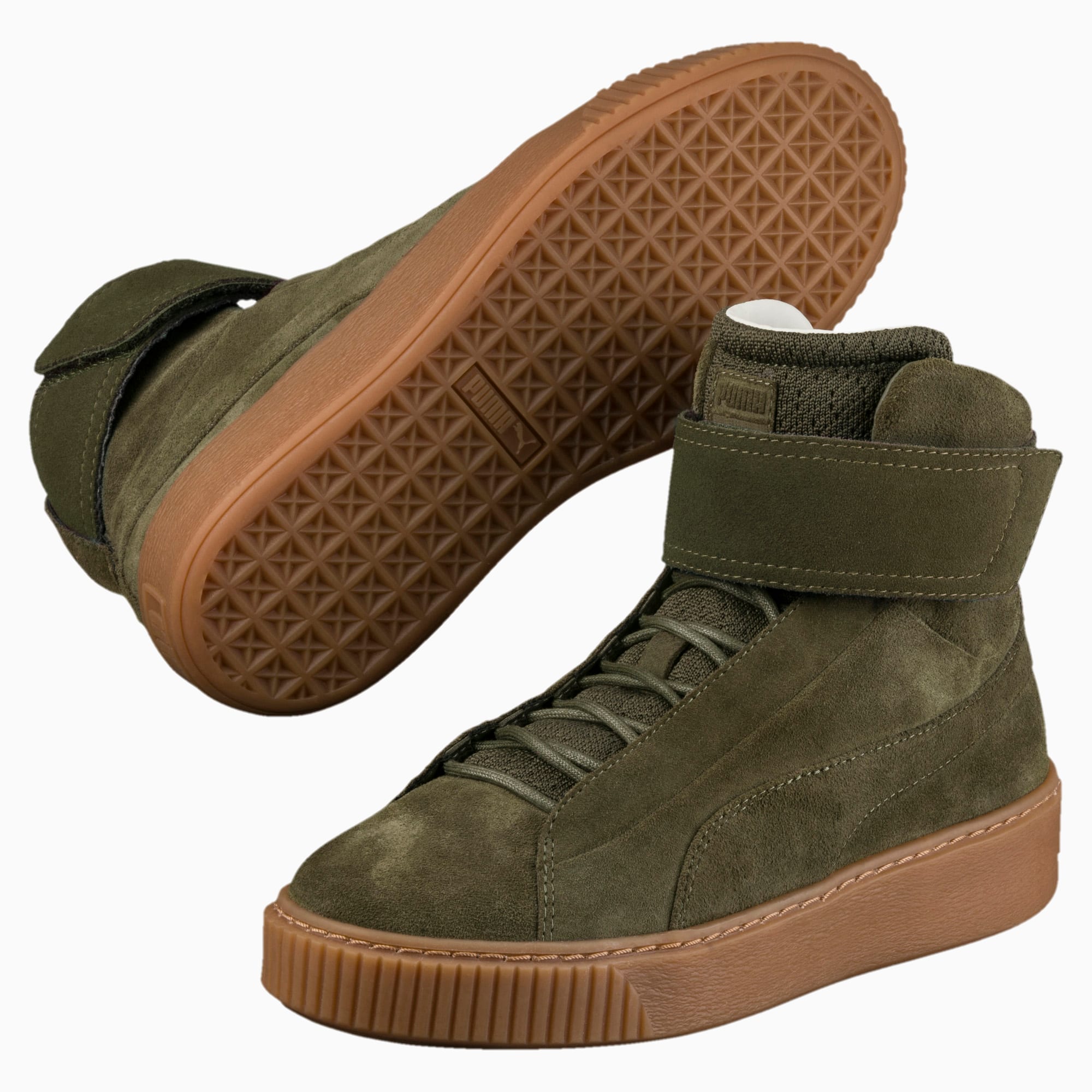 puma high tops womens black