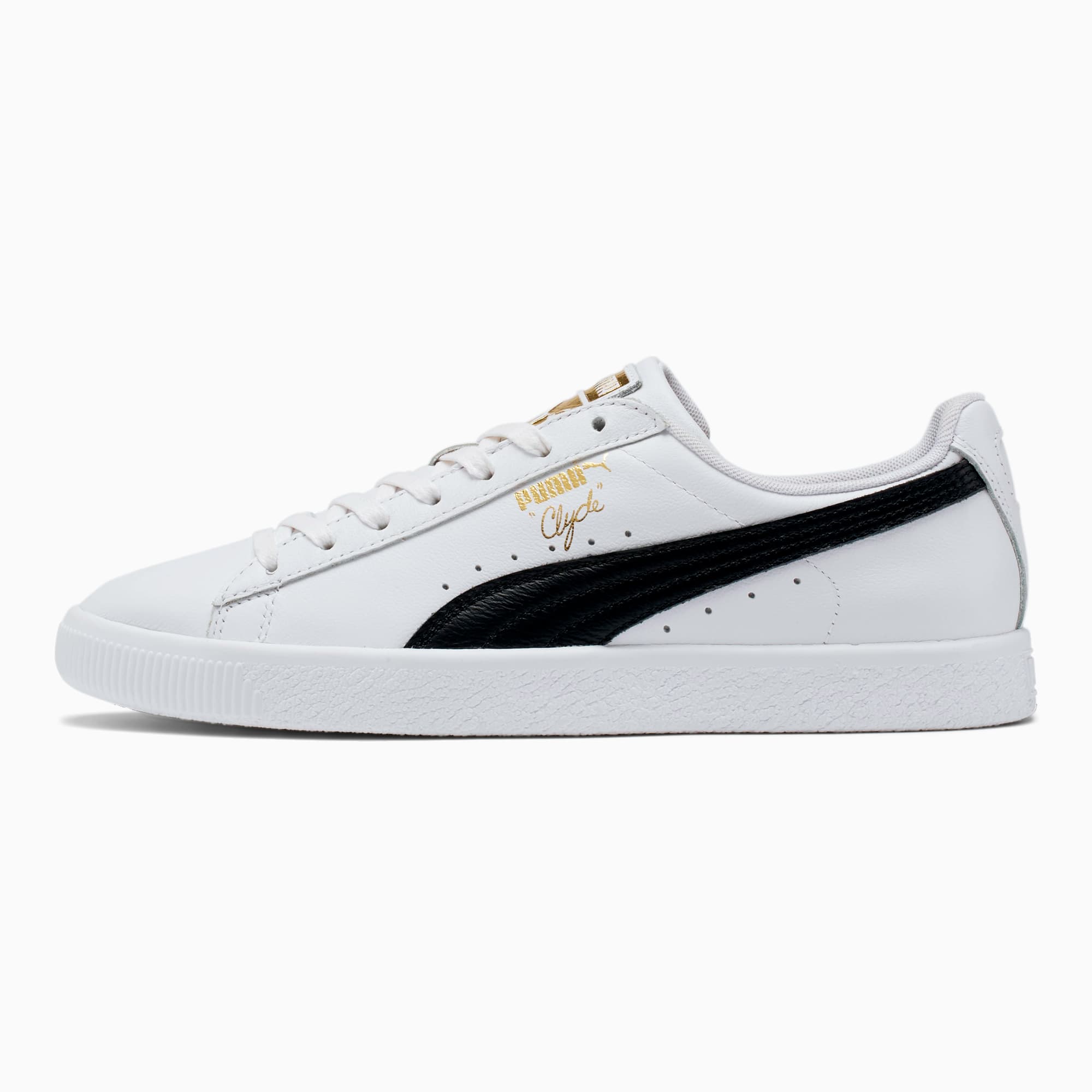 puma clyde core leather sneakers