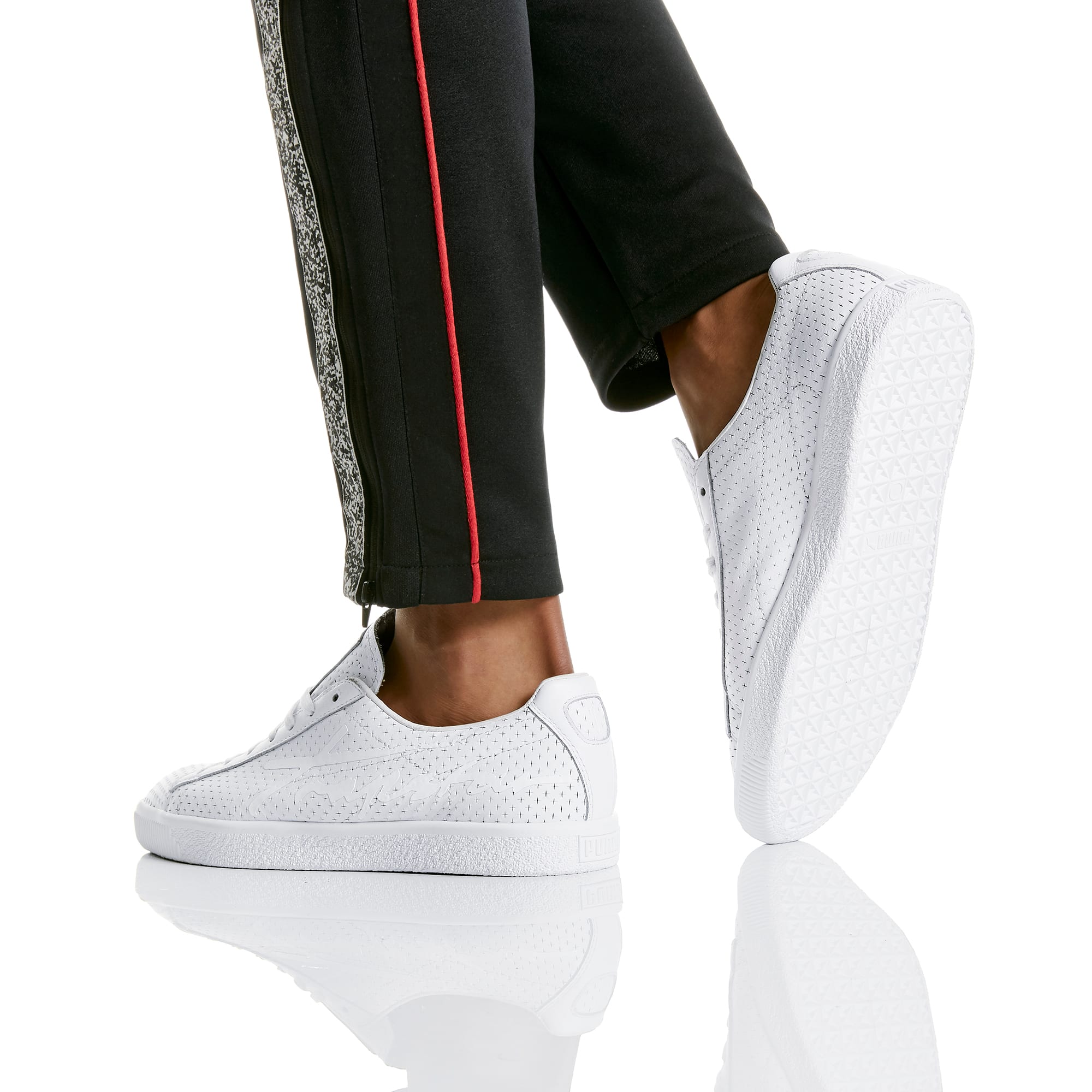 Puma clyde perforated trapstar shop