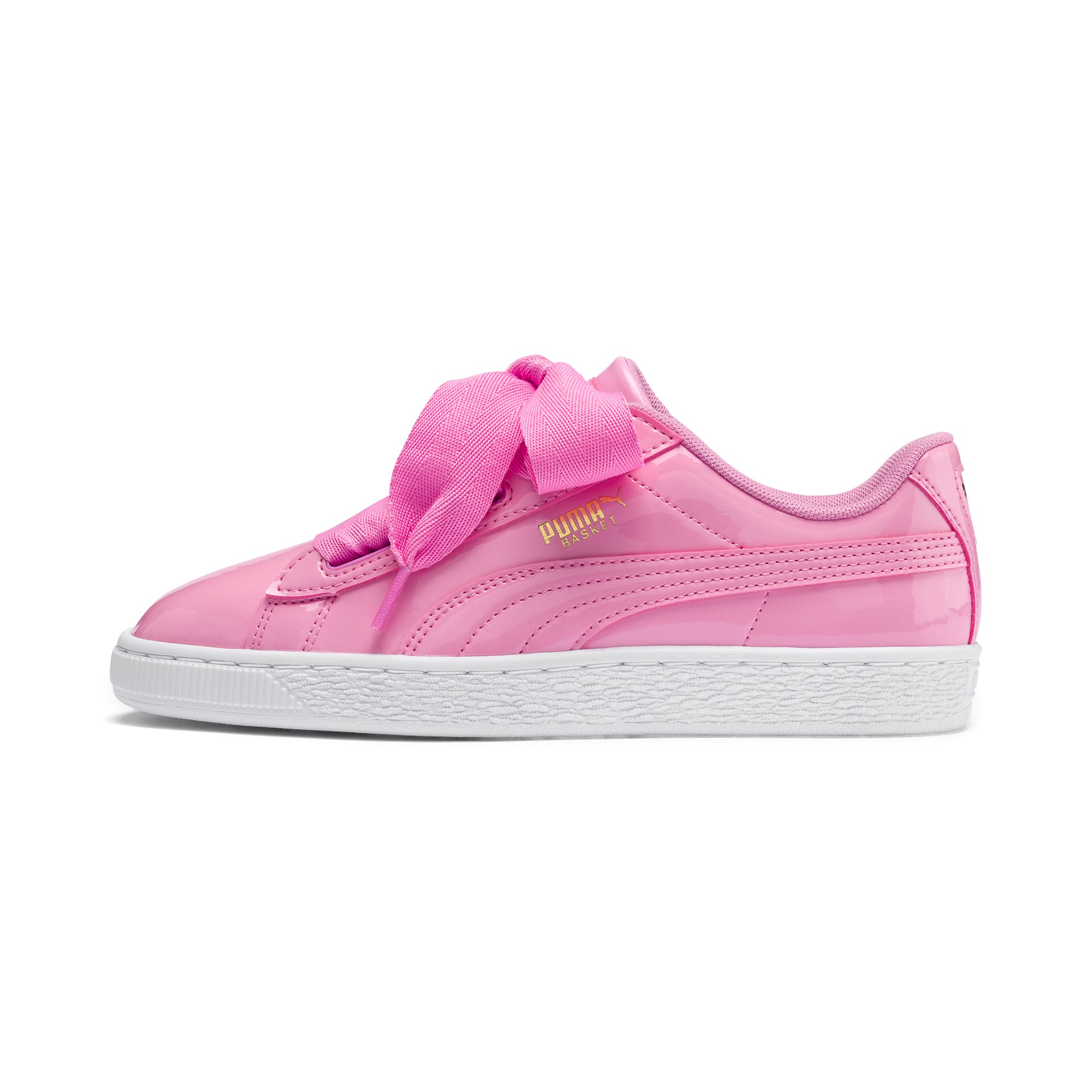 puma basket heart junior white