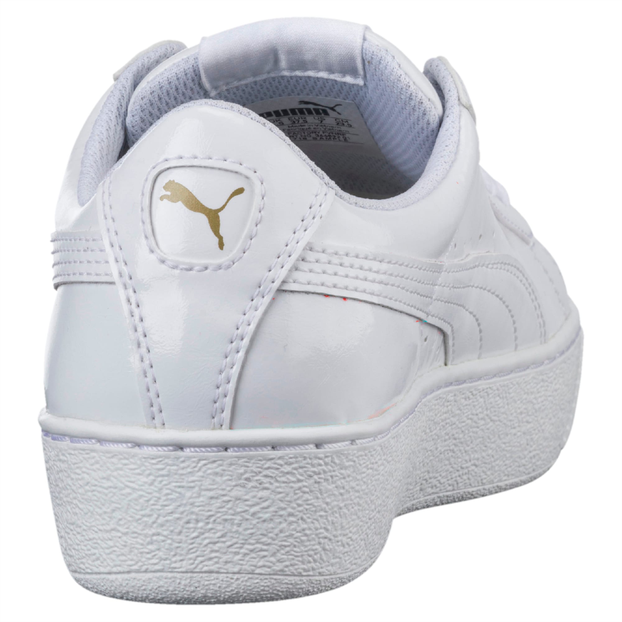 Puma vikky platform patent black top