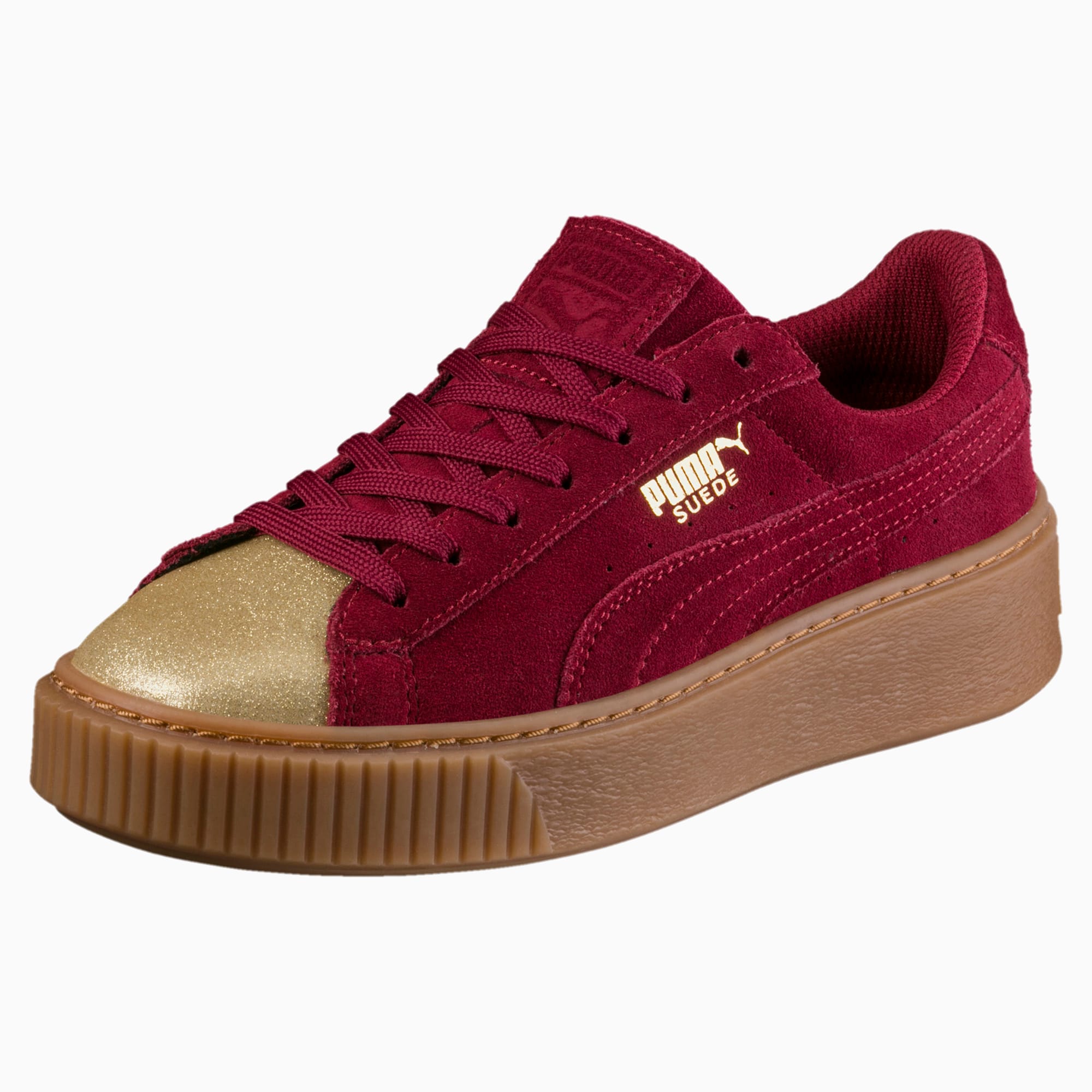 puma suede platform glam