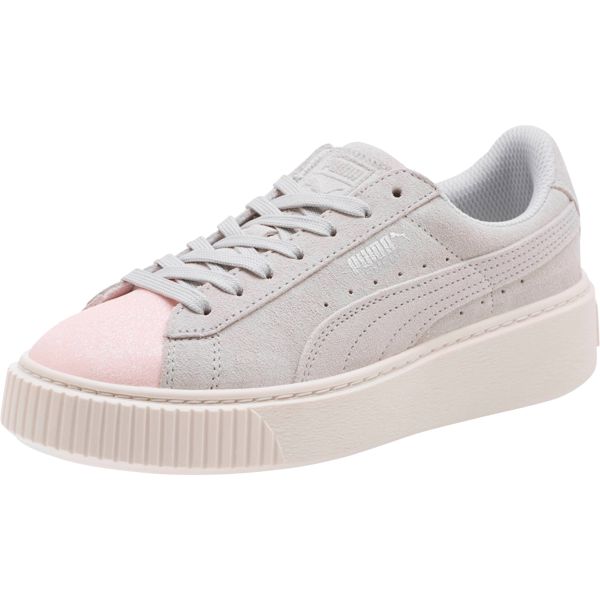 puma suede platform glam jr