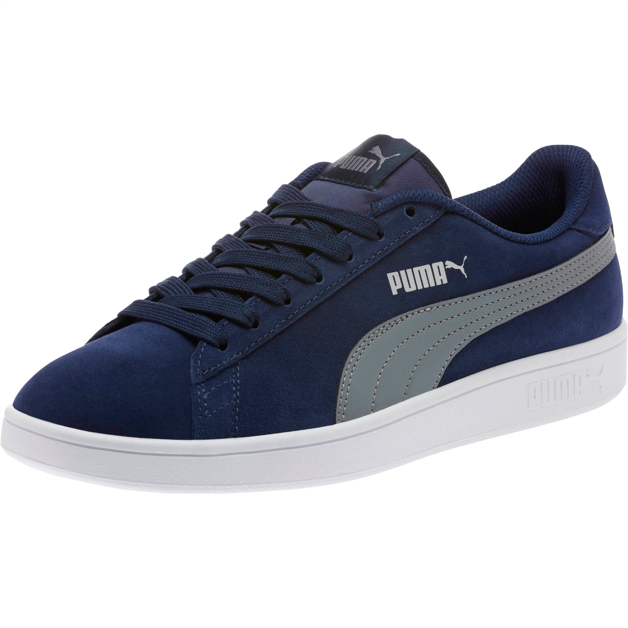 Puma smash v2 suede trainers in black