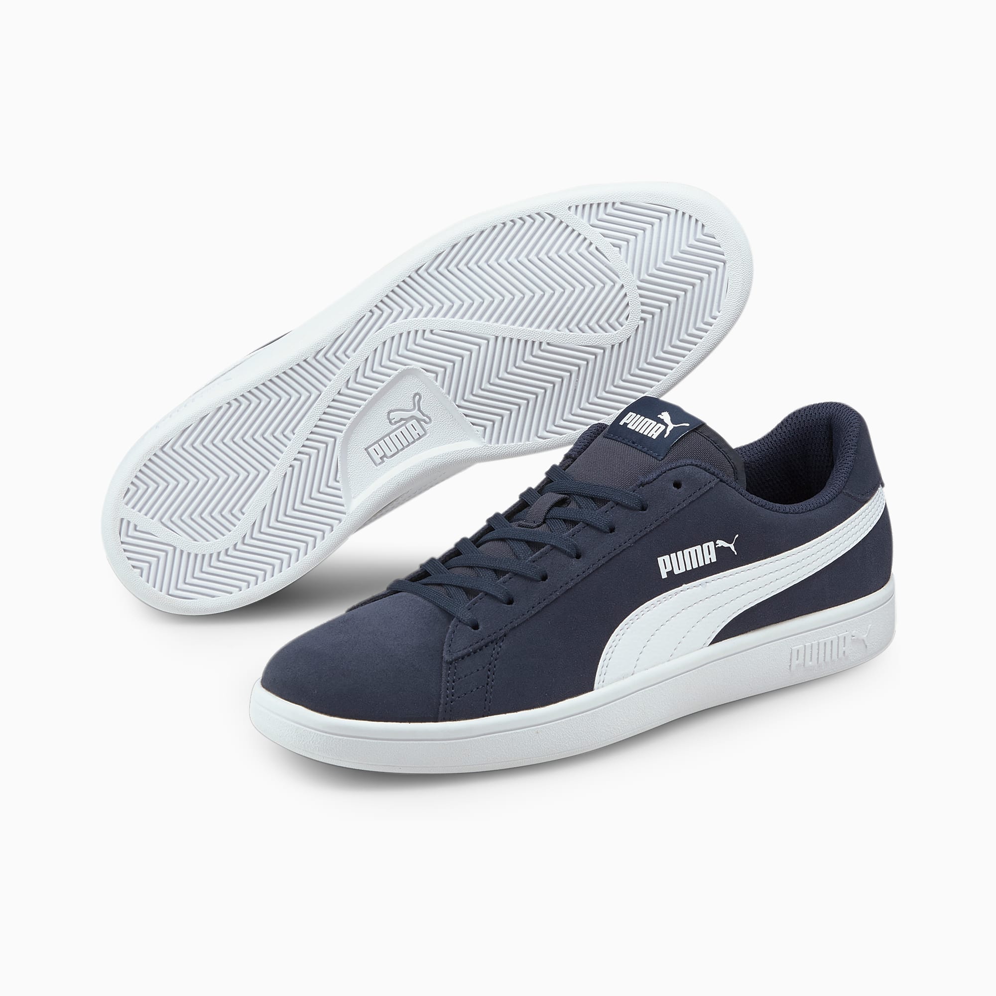 Puma smash v2 peacoat white clearance