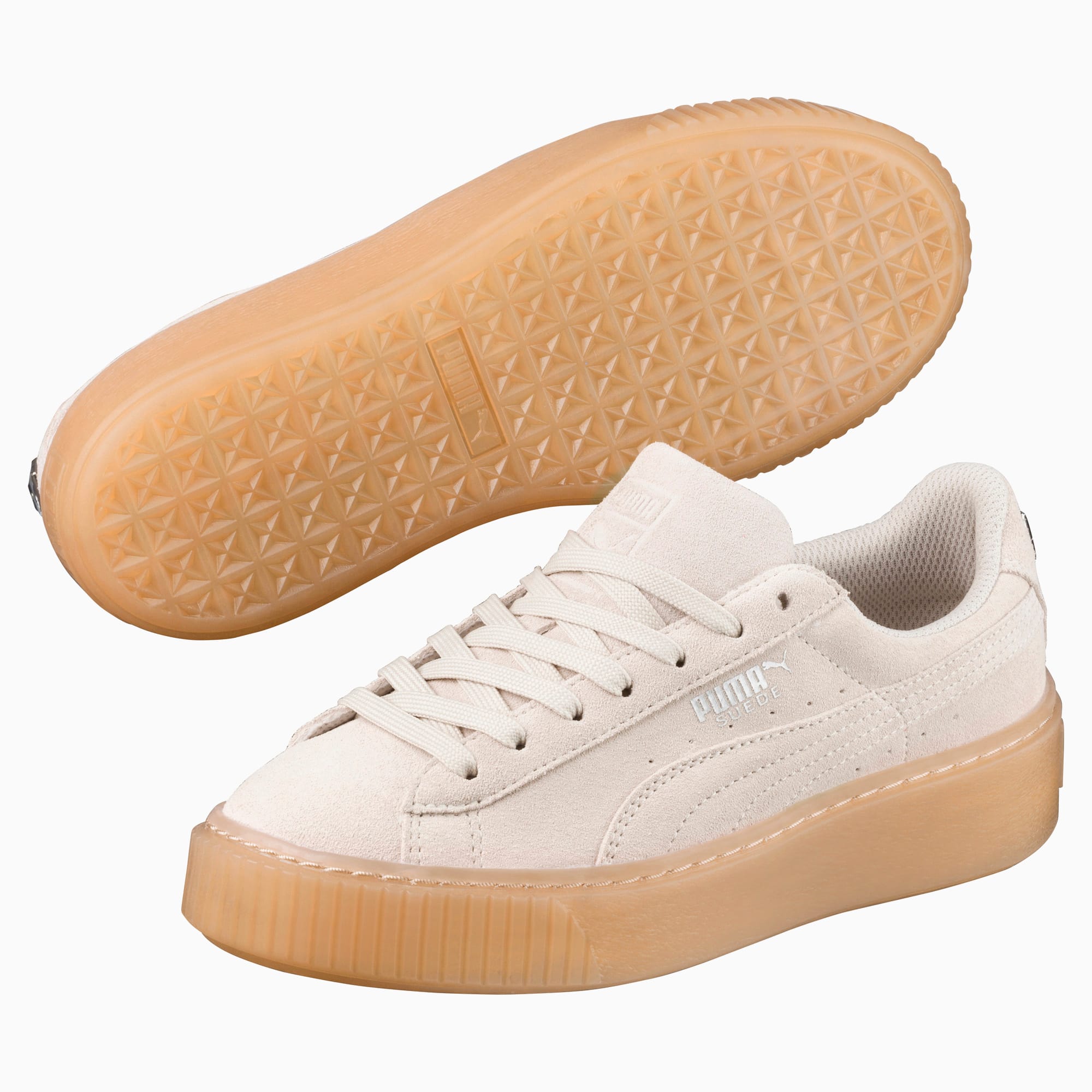 Puma suede platform jewel jr shop