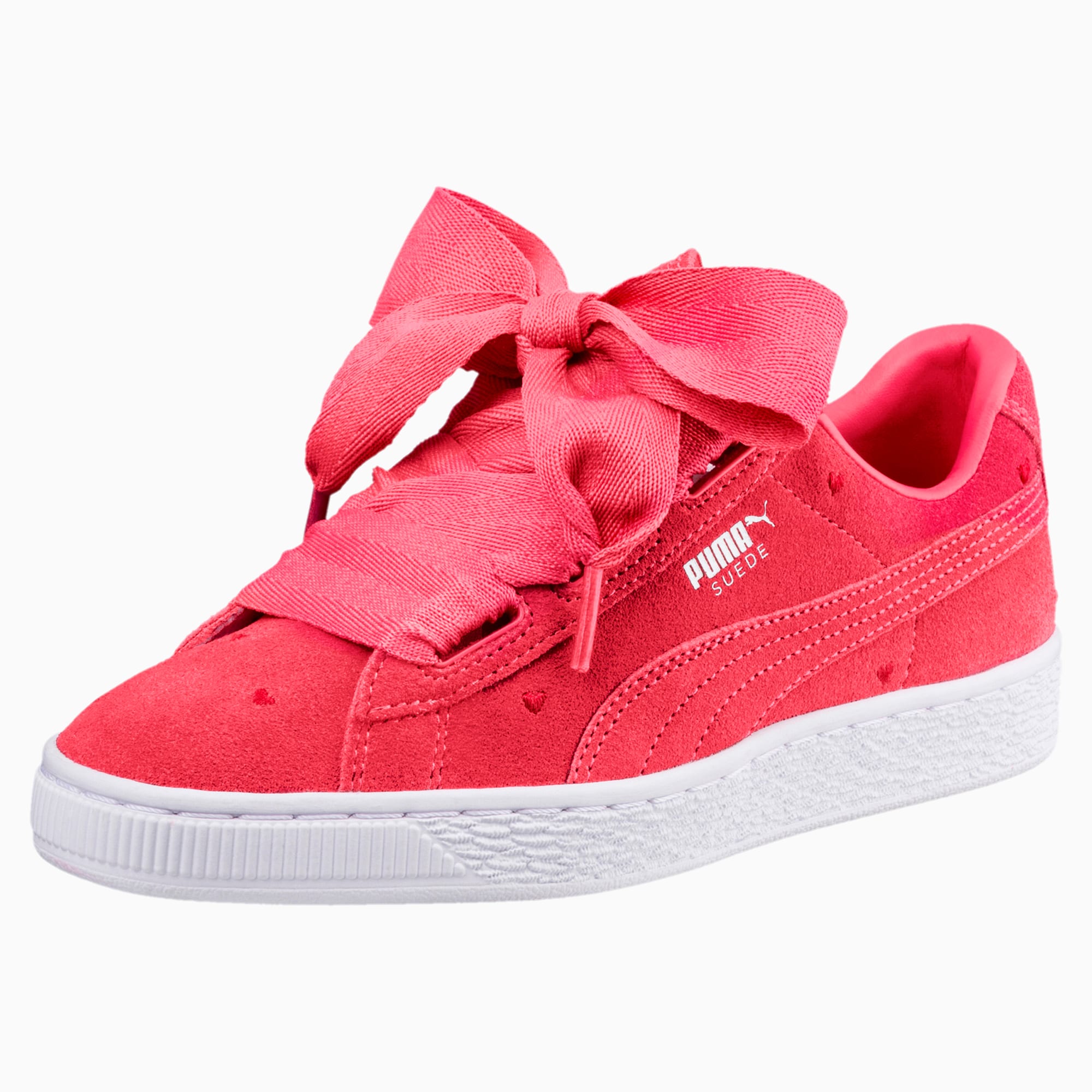 Suede Heart Valentine Sneakers JR | PUMA US