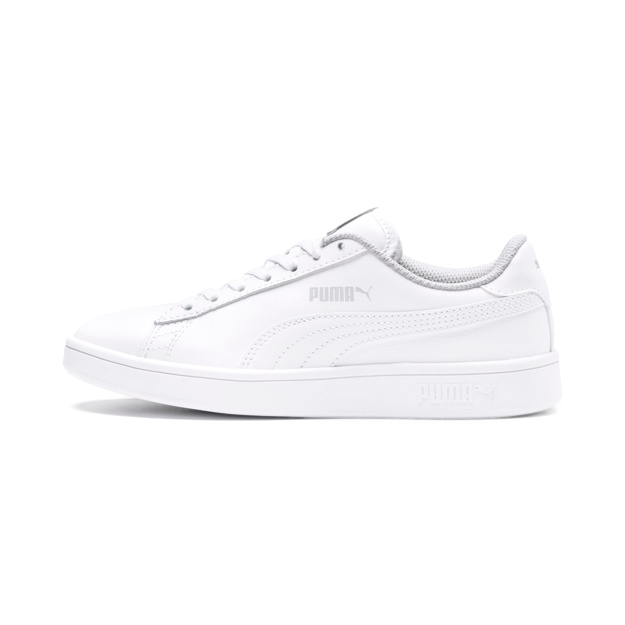 puma smash v2 l plus white