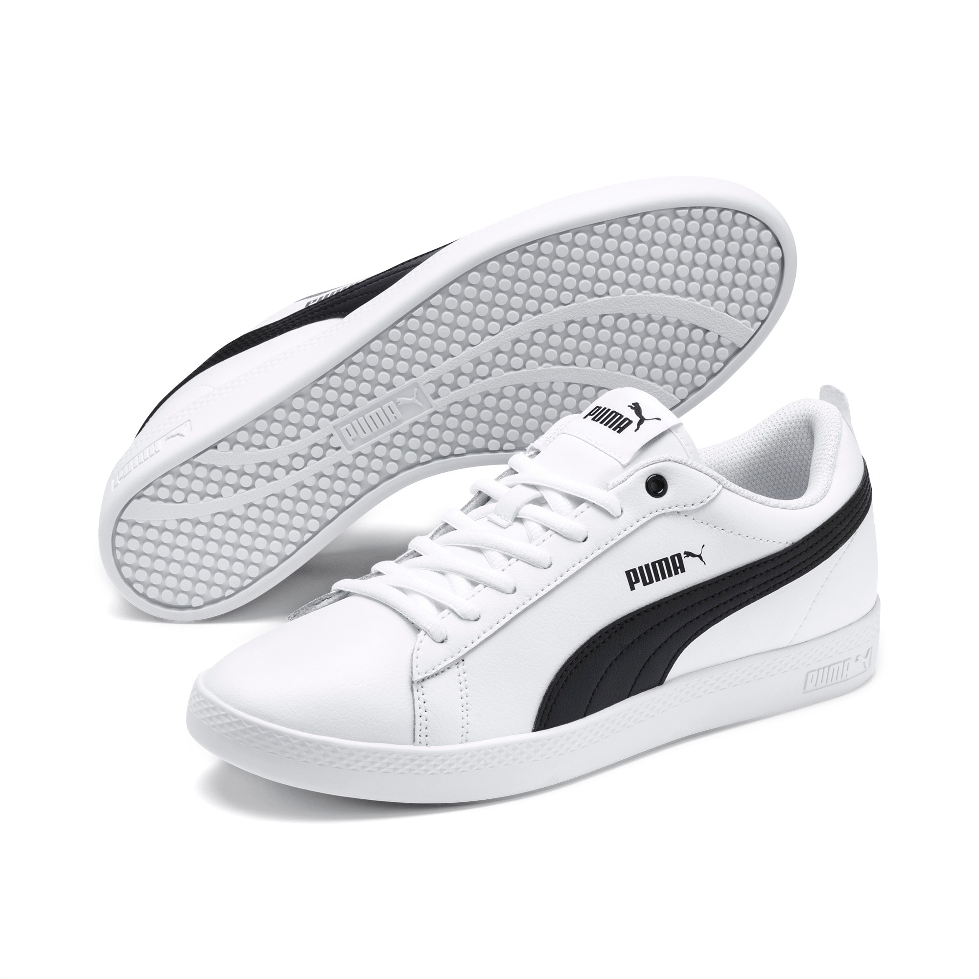womens white leather puma sneakers