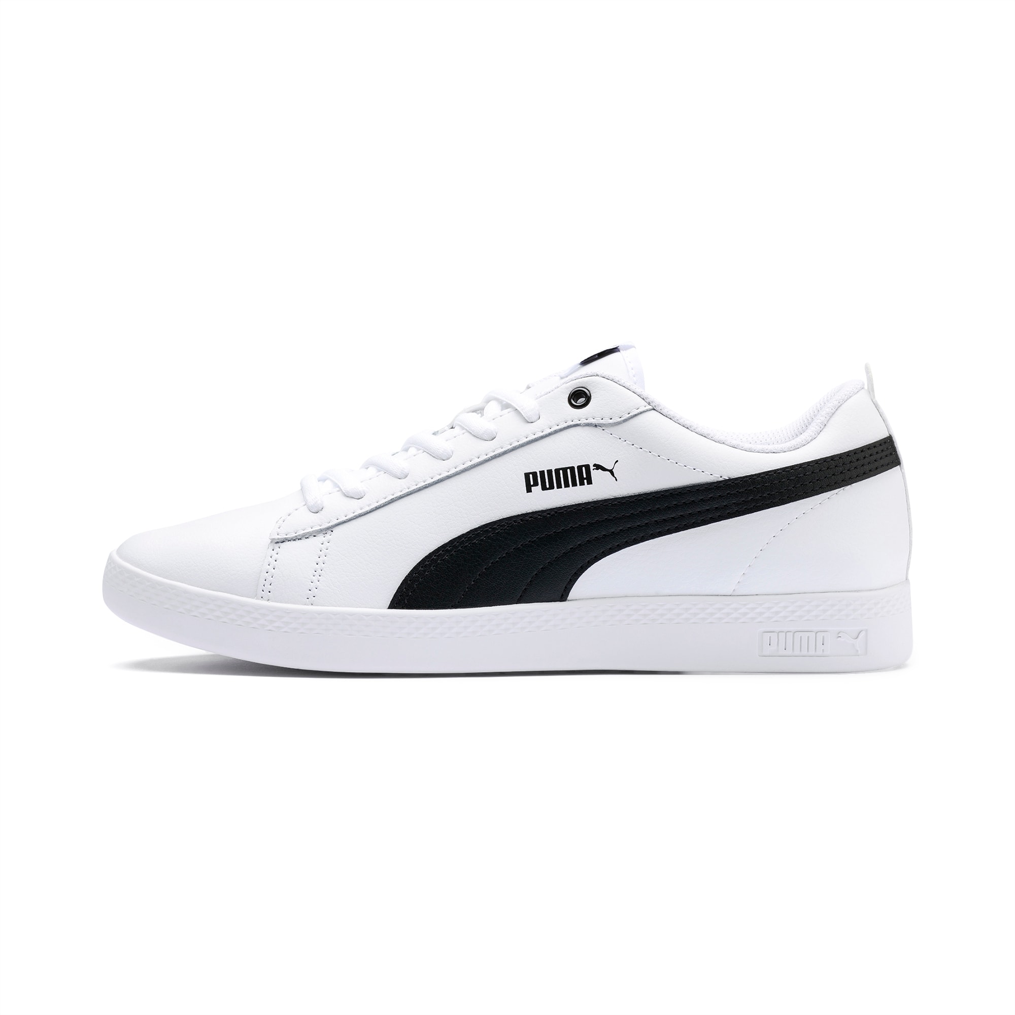 elegante cayó altura Basket en cuir Smash v2 pour femme | black | PUMA