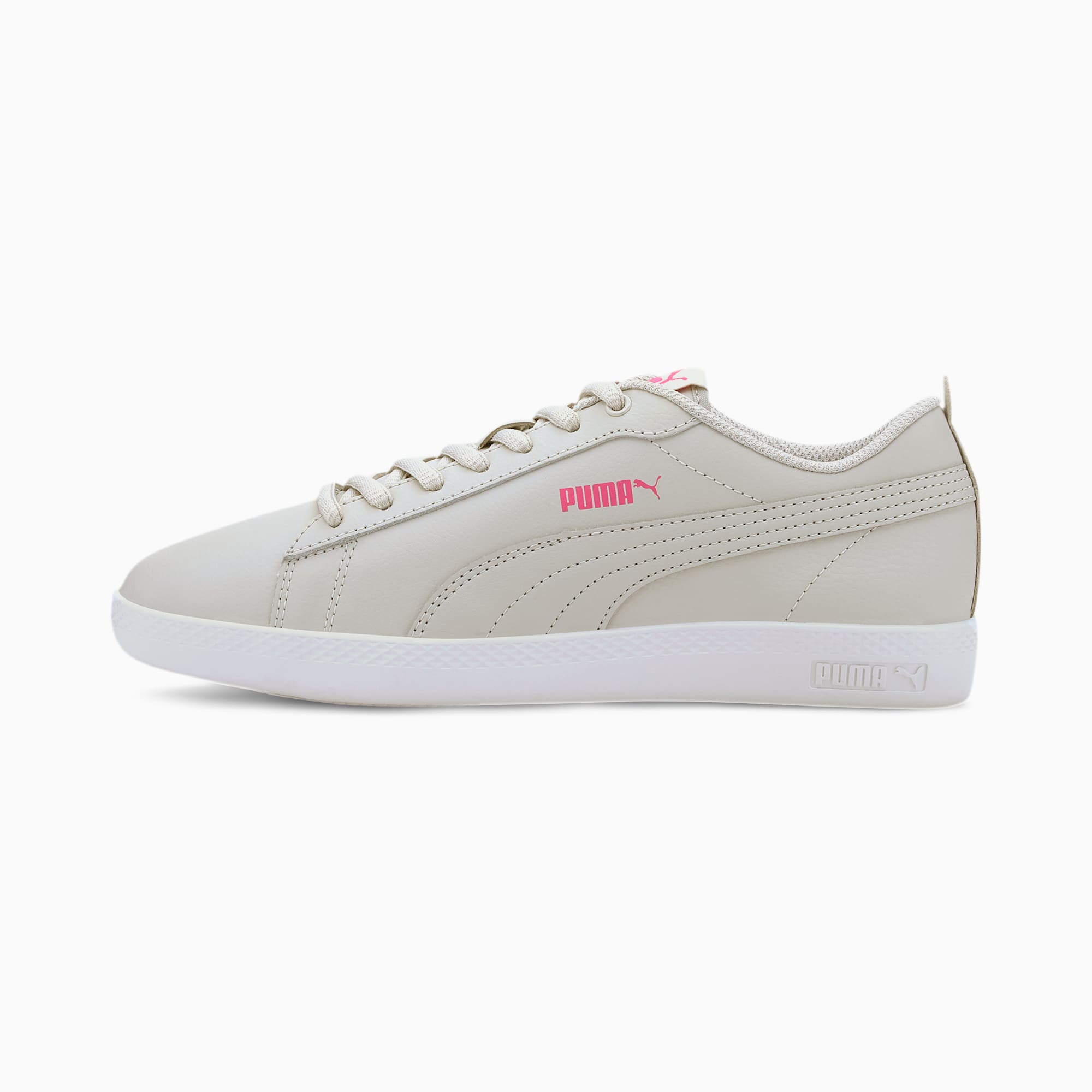 Smash V2 Leather Women S Trainers Gray Violet Glowing Pink Puma Do You Puma Free, fast shipping on black stripe smash v2 leather sneakers at dolls kill, an online boutique for sportswear and streetwear fashion. smash v2 leather women s trainers
