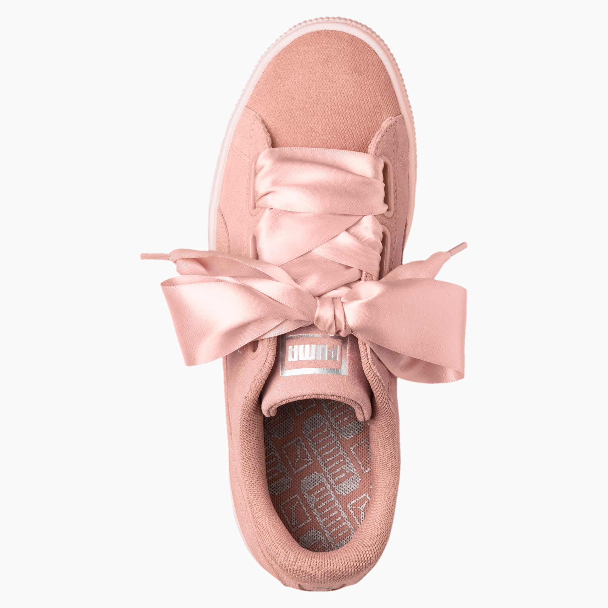 Puma select hotsell suede heart pebble