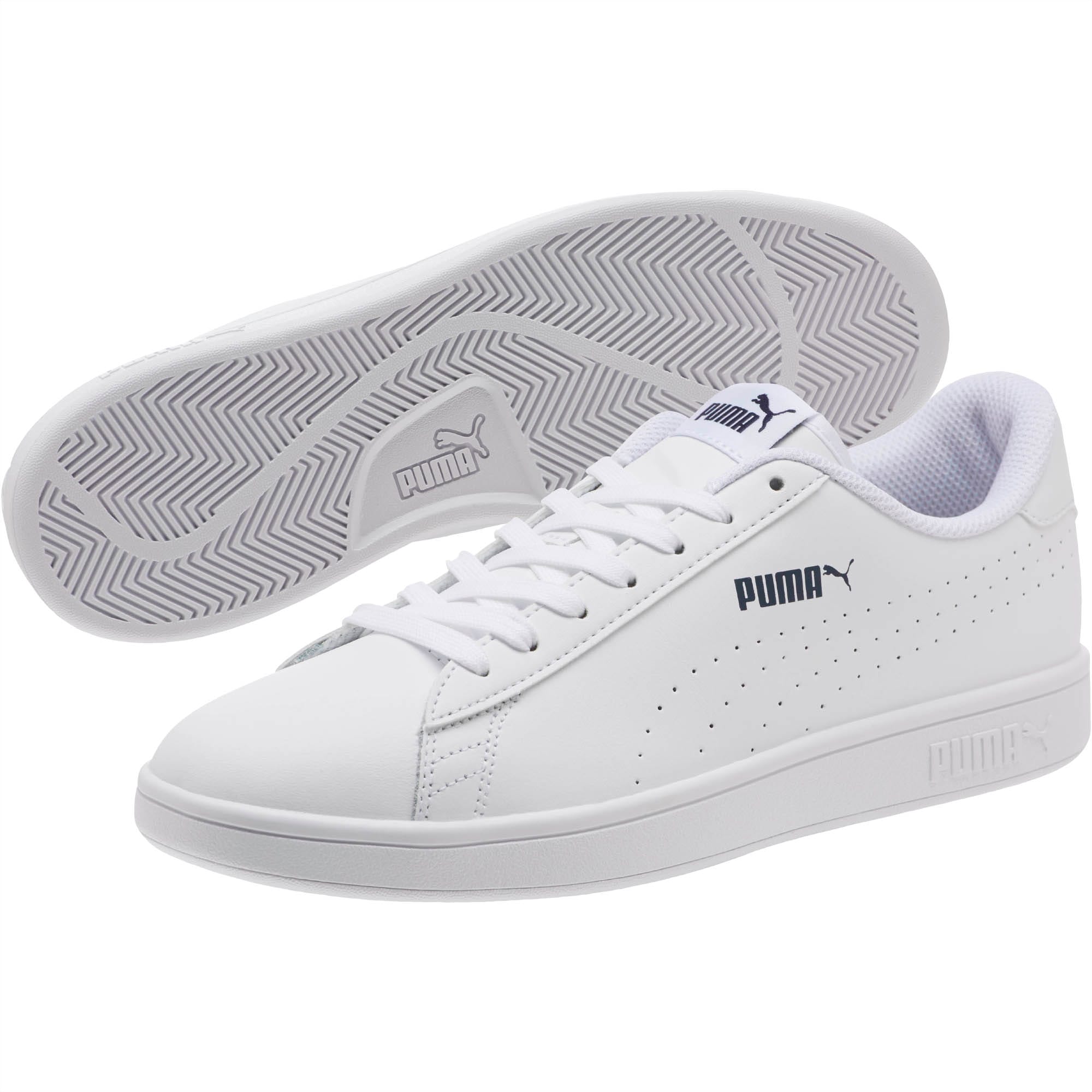 puma leather tennis shoes