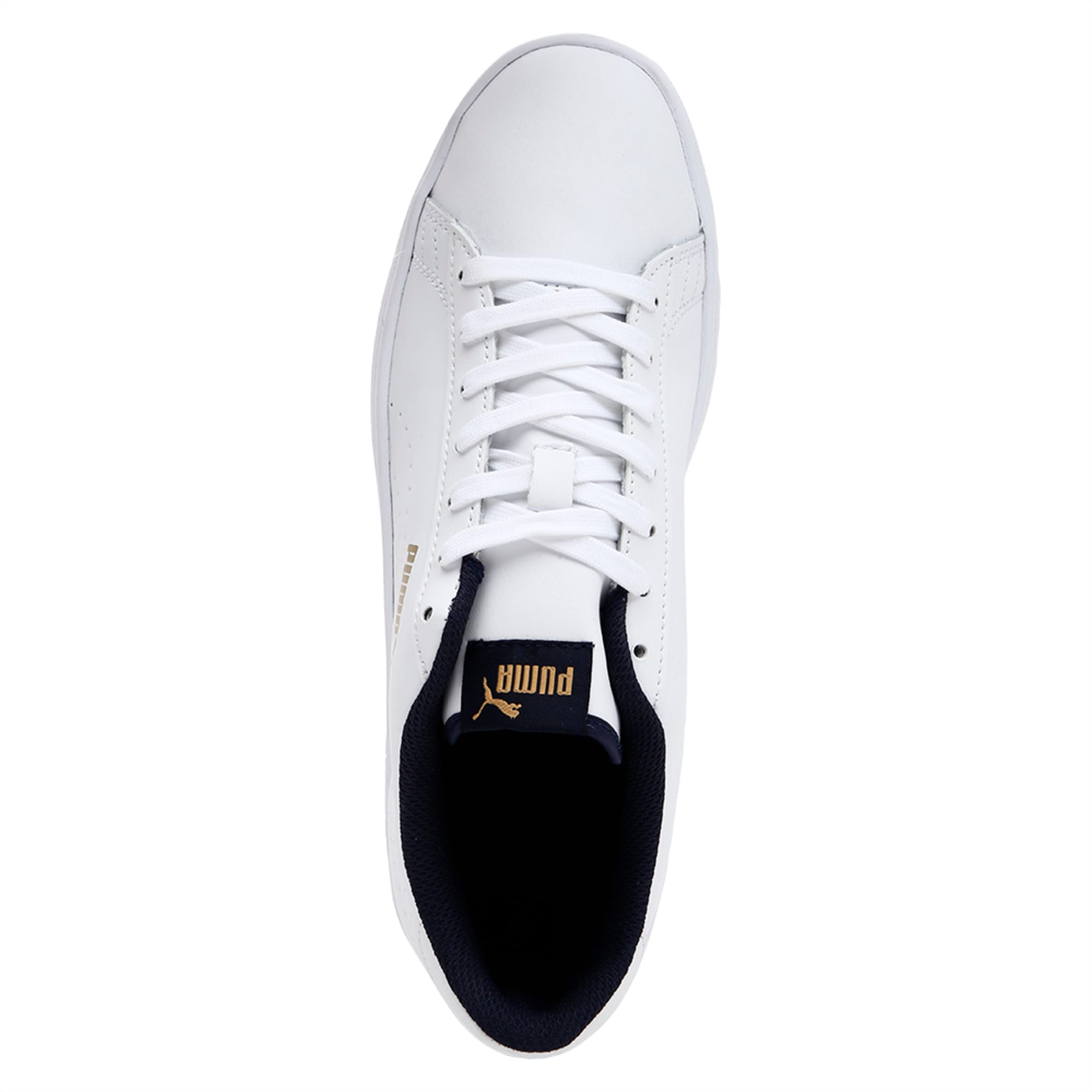 Puma smash perforated trainers discount