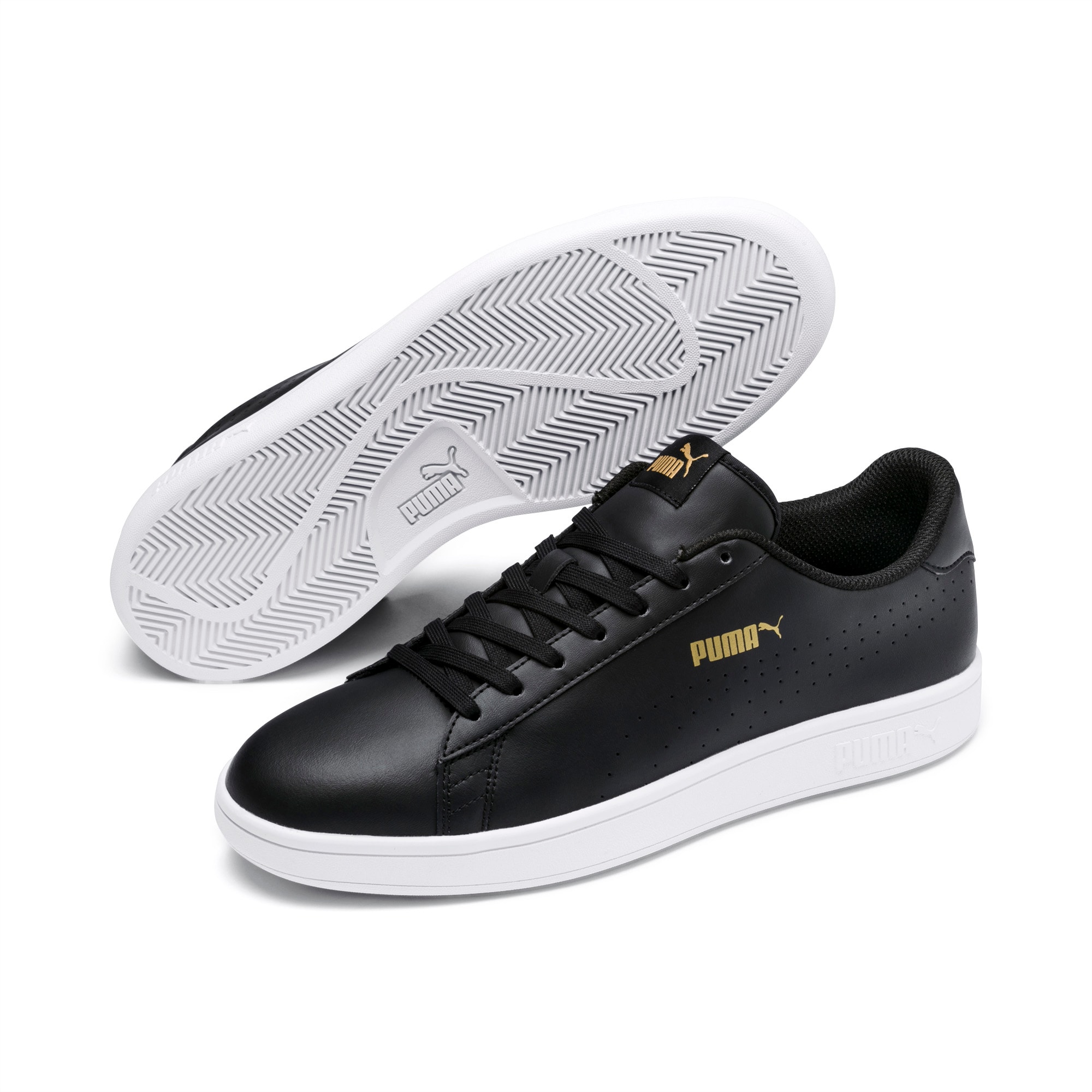puma smash v2 leather perf sneakers