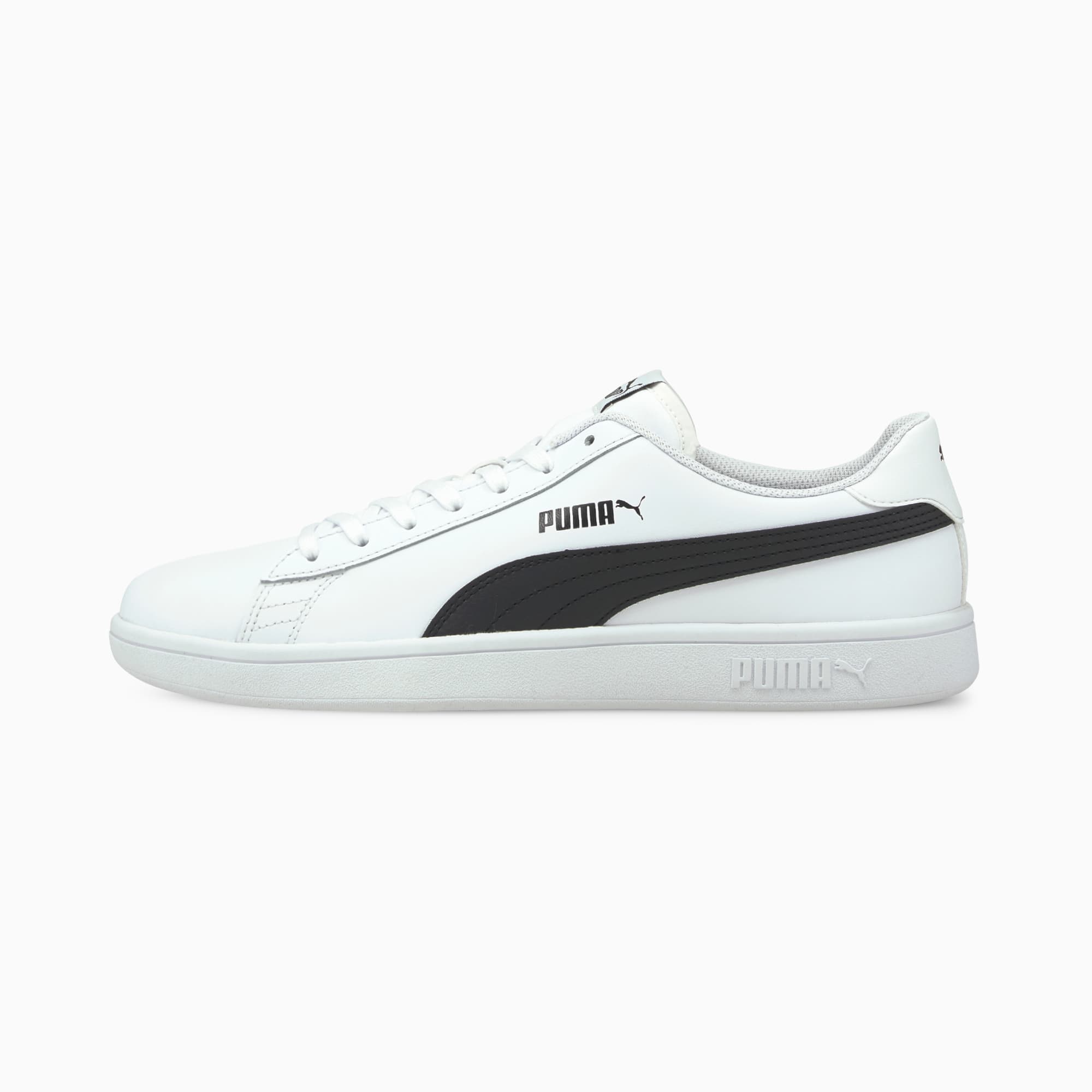 Puma smash v2 white green top