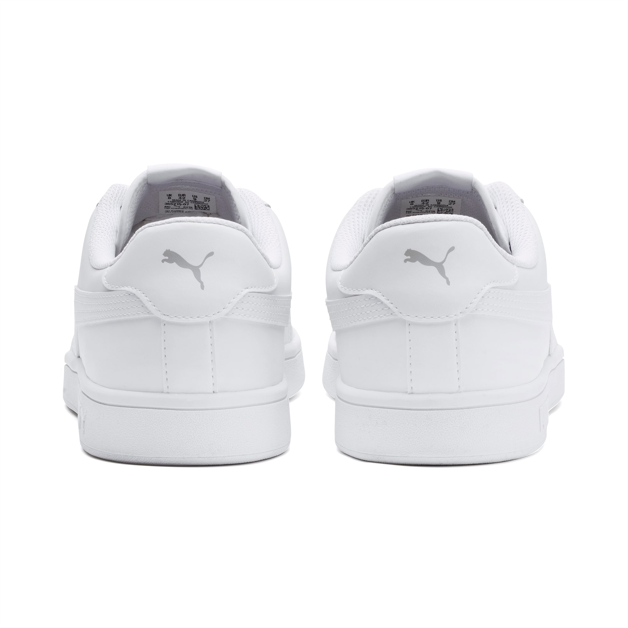 Scarpe da ginnastica in pelle Smash v2 | Puma White-Puma White | PUMA Shoes  | PUMA Italia