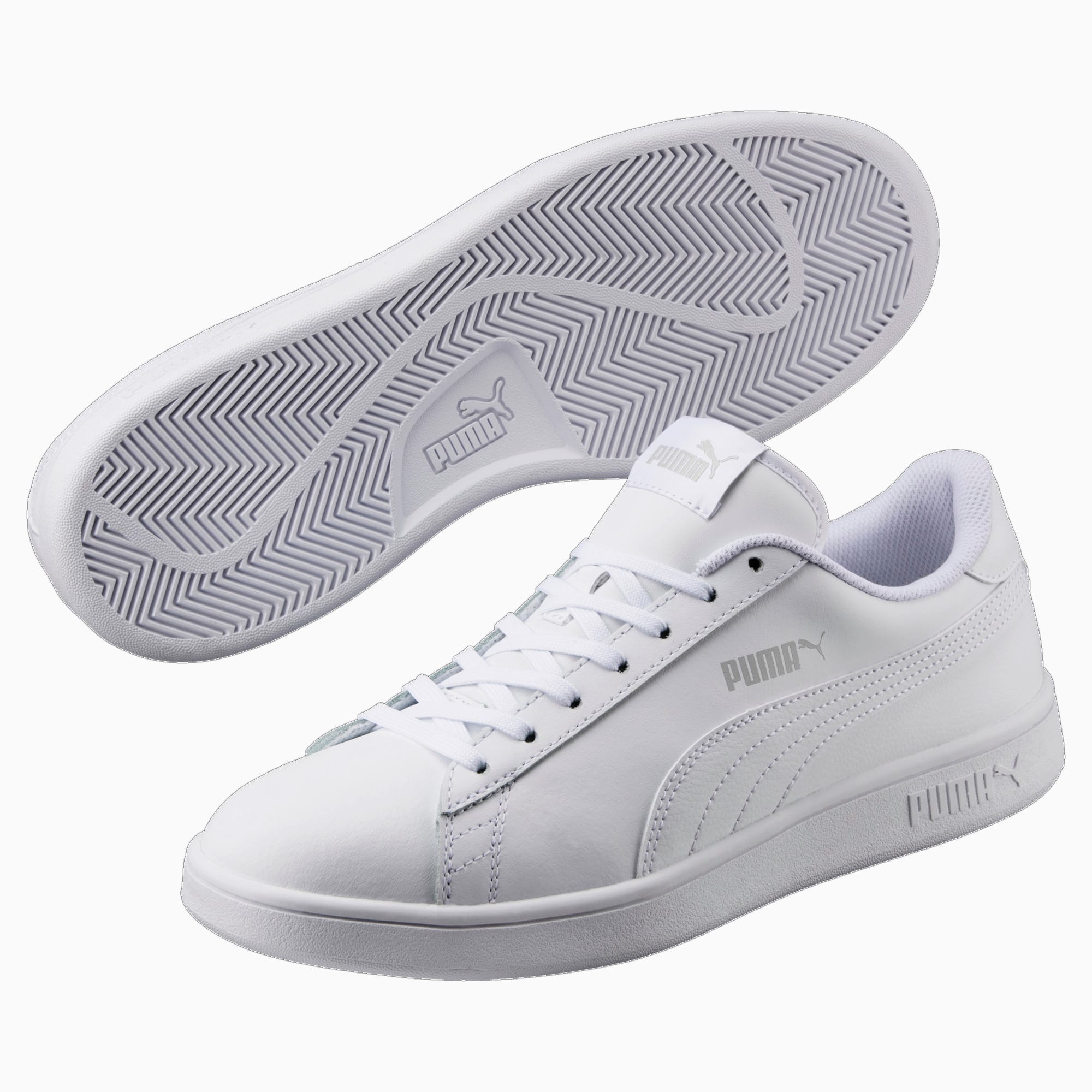 Puma white smash v2 discount