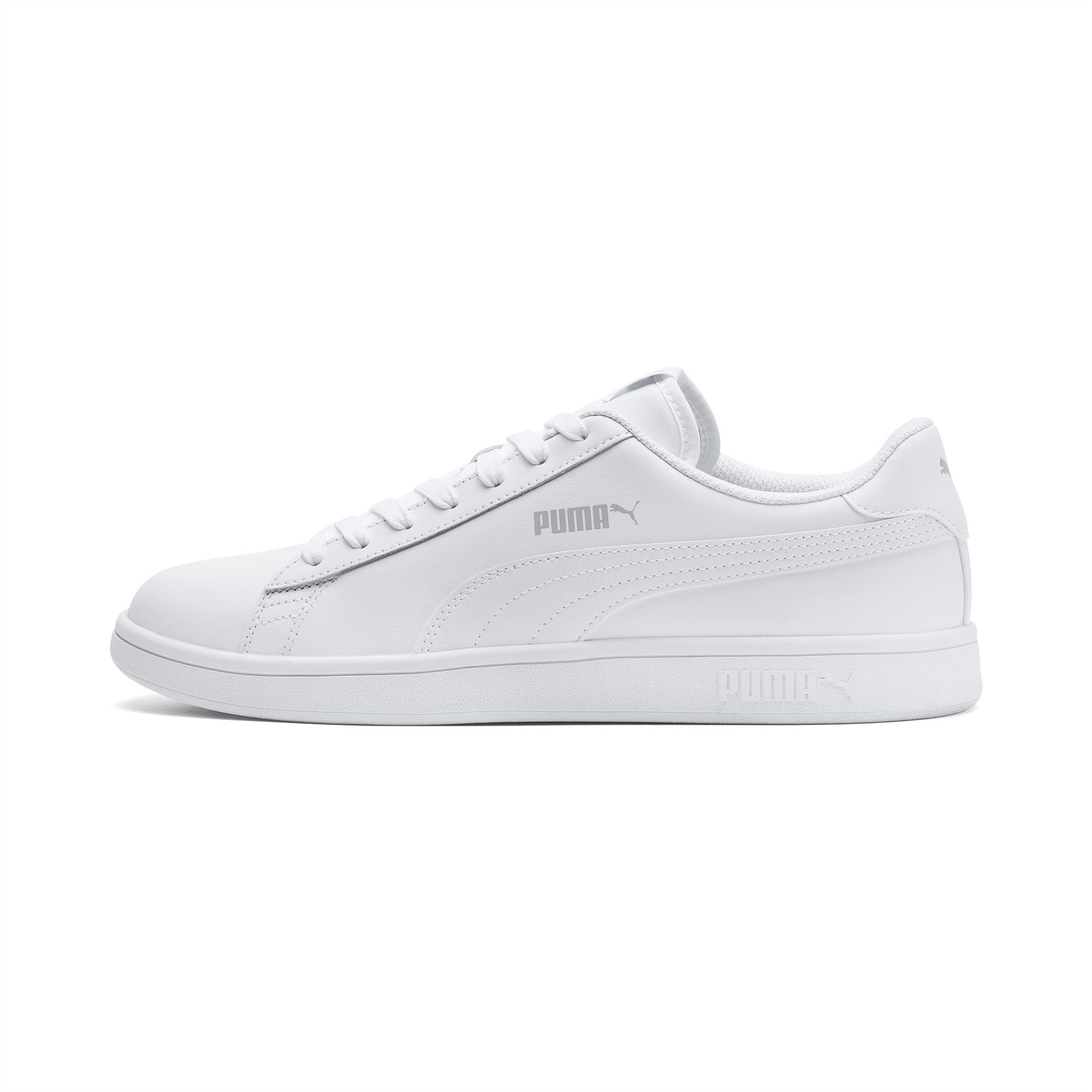 Scarpe da ginnastica in pelle Smash v2 | Puma White-Puma White | PUMA Shoes  | PUMA Italia