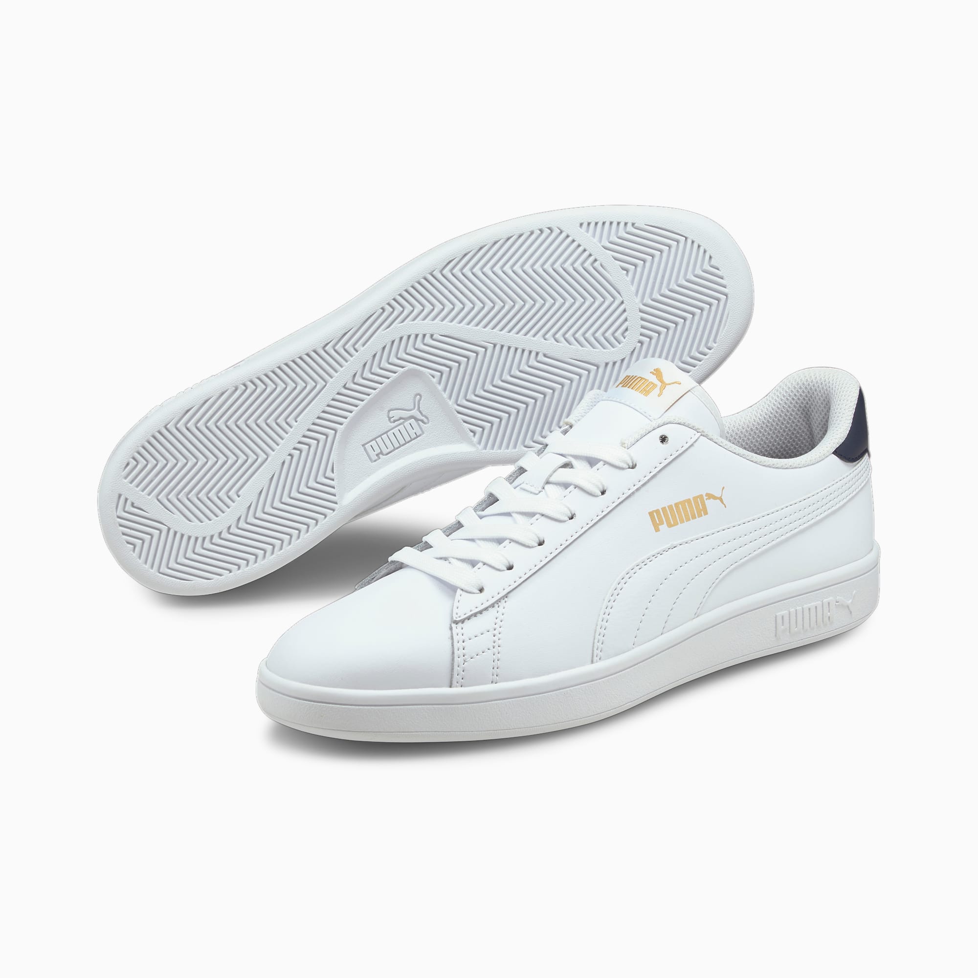 Puma smash v2 white discount