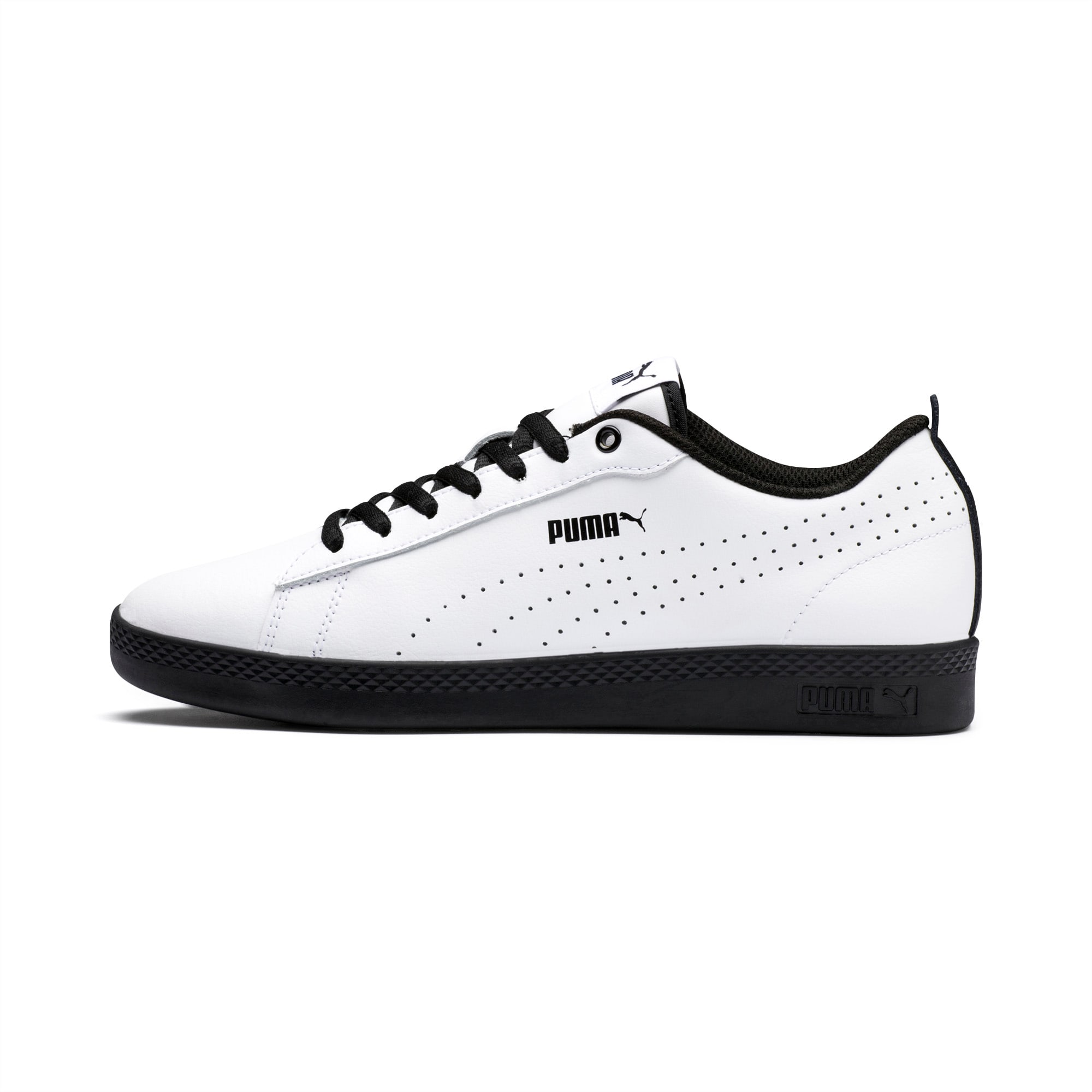 puma perforated leather sneakers