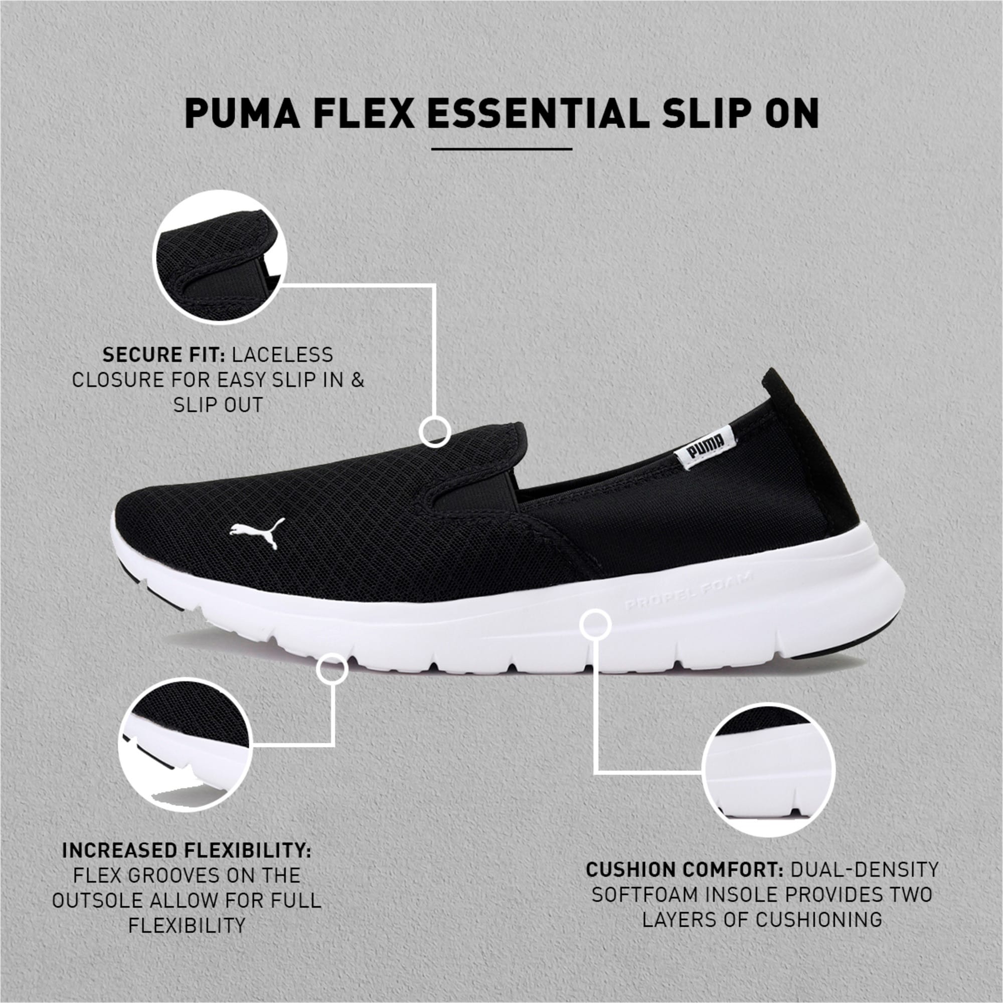 Sepatu slip on store puma