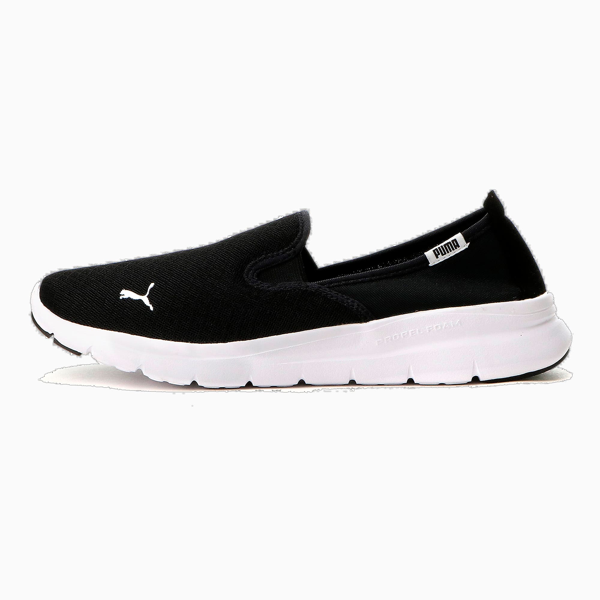 Eléctrico periodista Sano PUMA Flex Essential Slip On Shoes | Puma Black-Puma Black | PUMA Shopback x  PUMA | PUMA