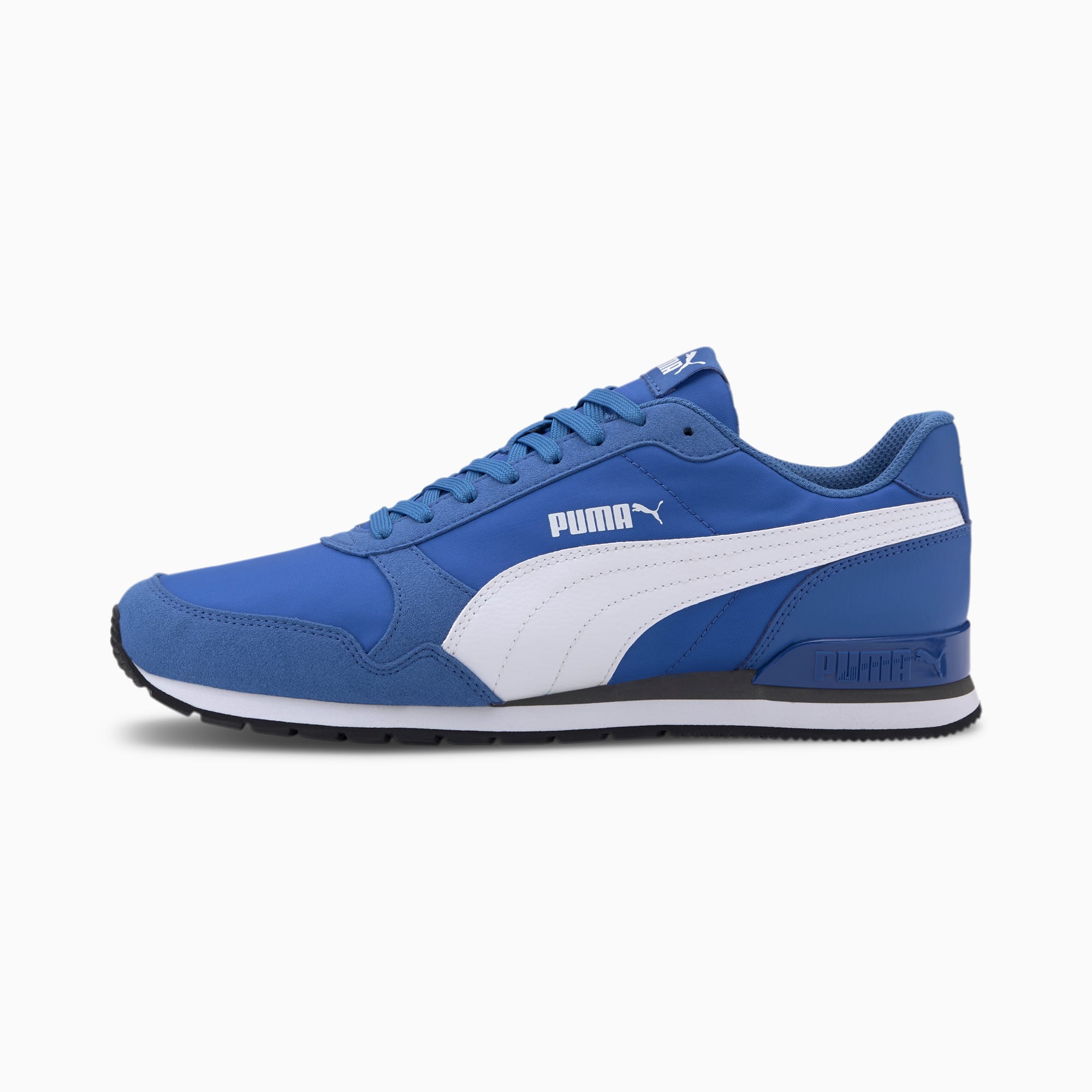 puma blue running shoes