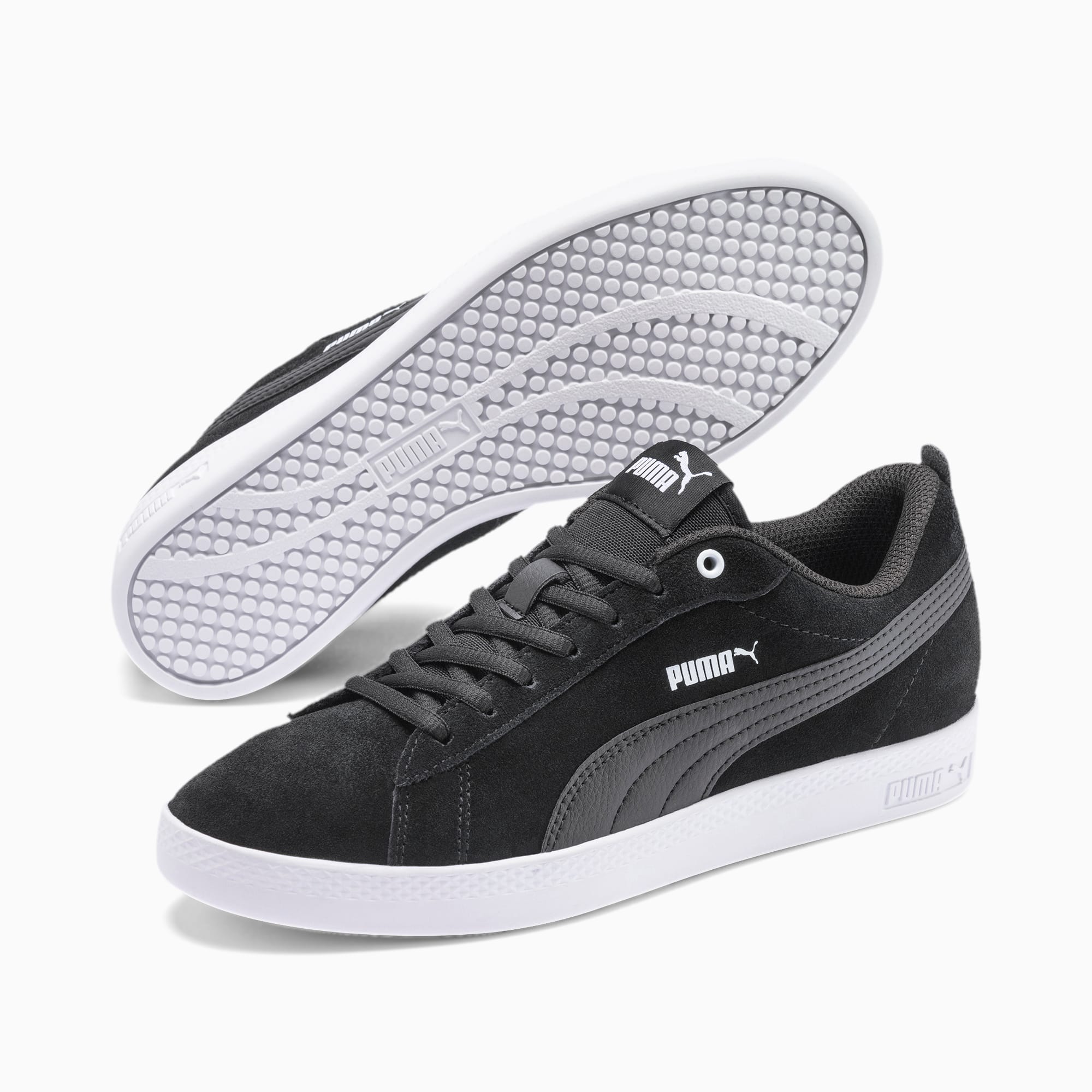 Smash v2 SD Women's Trainers | Puma Black-Puma Black | PUMA Valentines Day  | PUMA