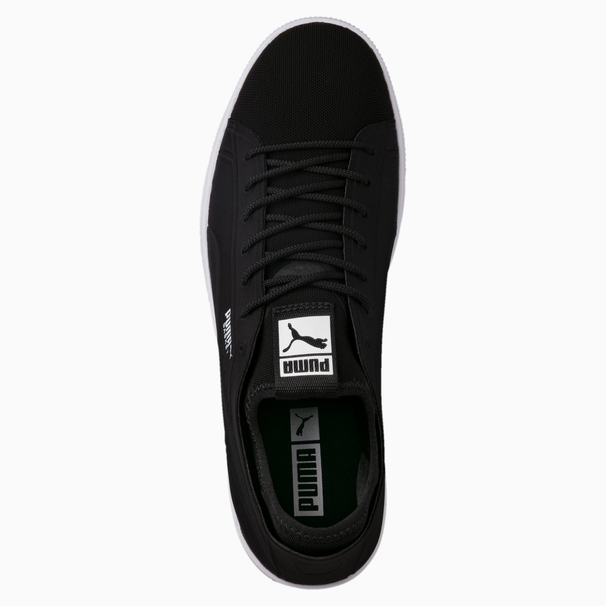 puma basket classic sock lo black sneakers