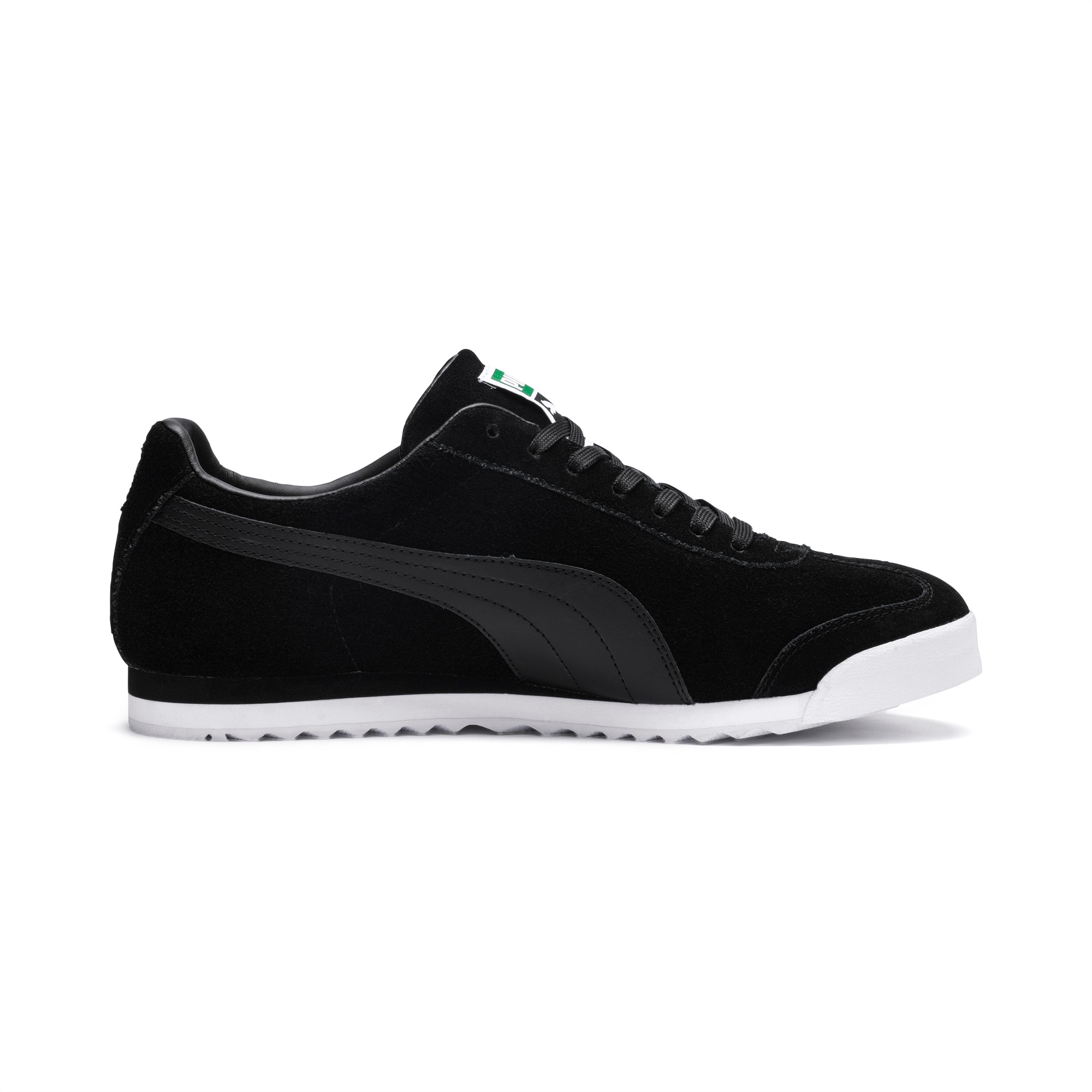 Puma roma shop black suede